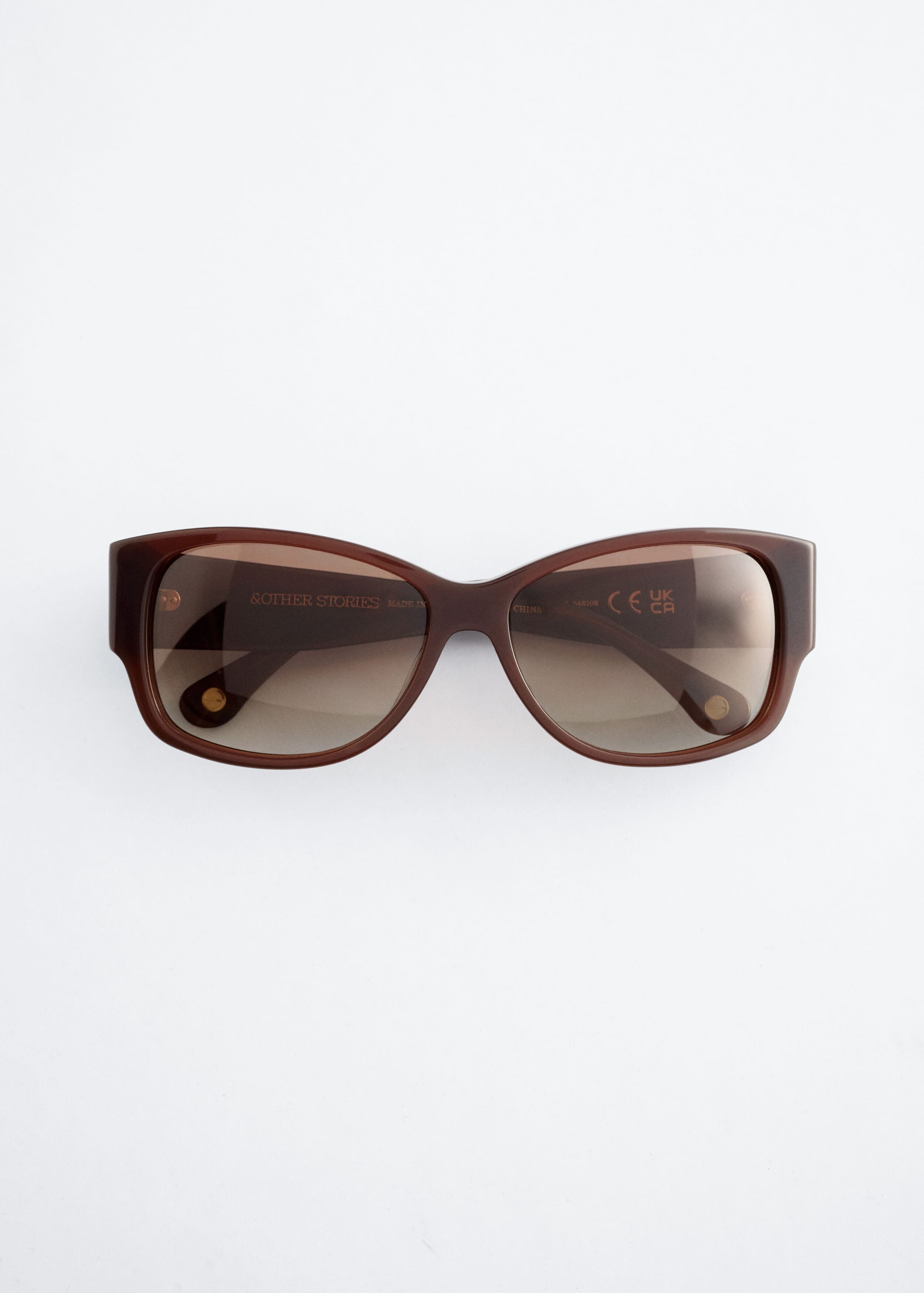 Oval-Frame Sunglasses - Green - Still Life