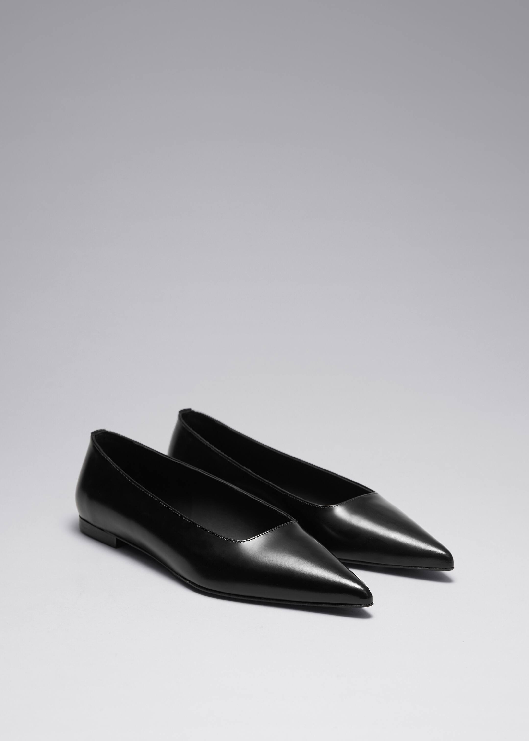 View larger image: Point-Toe Ballet Flats - Black - Ladies | H&M GB 2