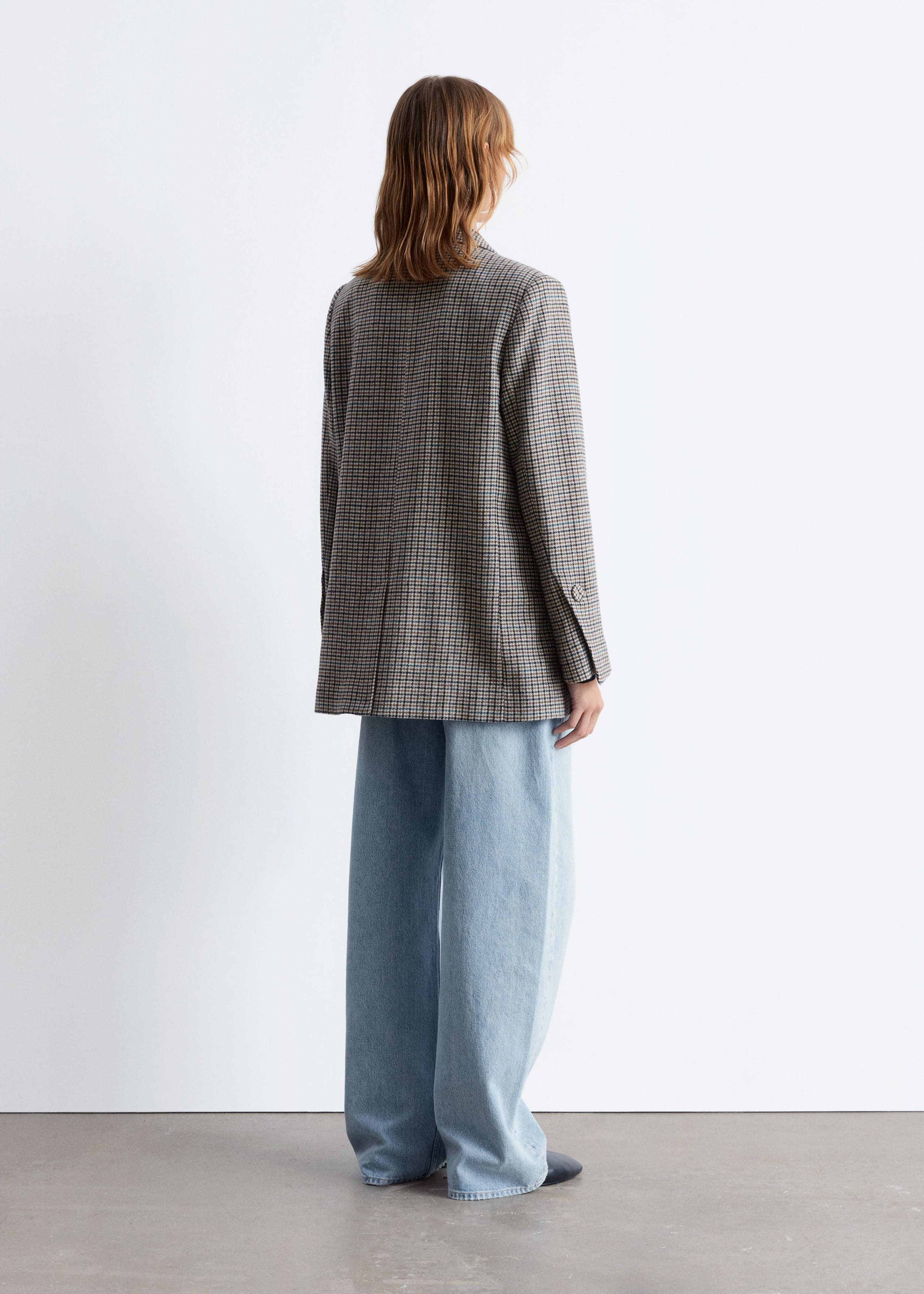 Image of Tailored Wool-Blend Blazer