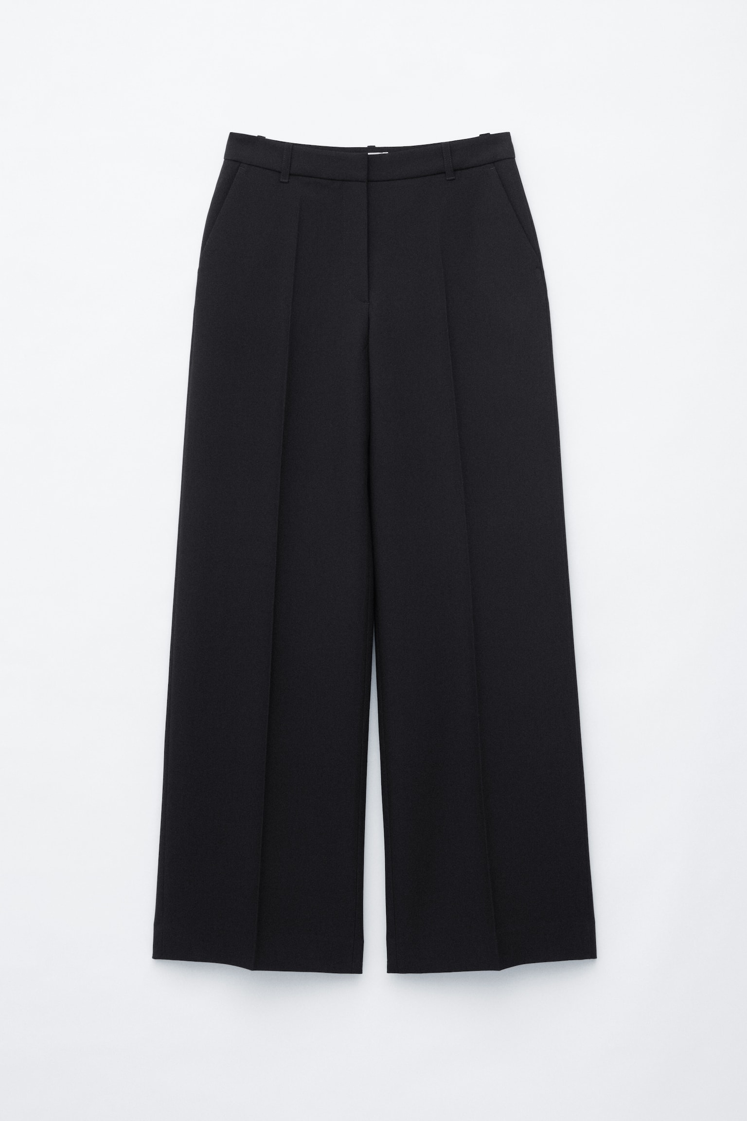 Loose-Fit Tailored Trousers - שחור/אדום כהה - 1