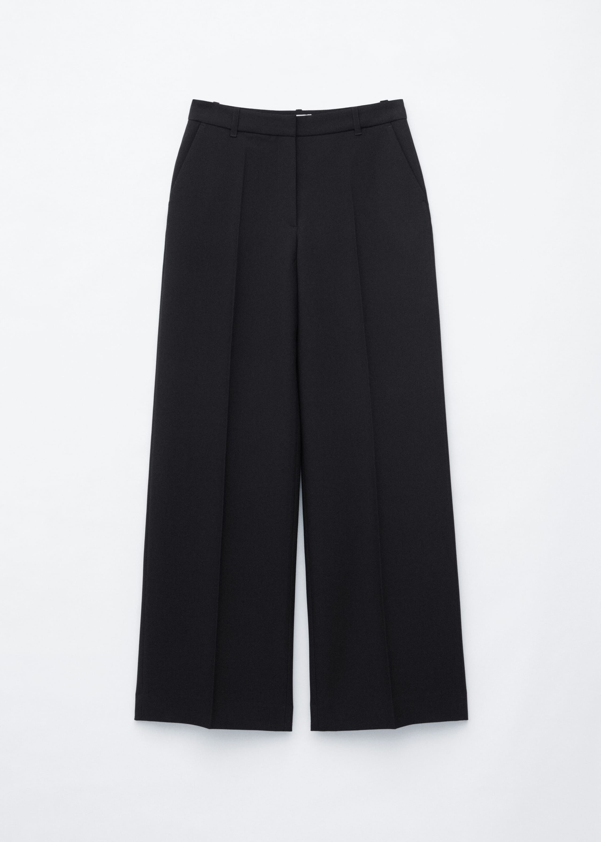 Loose-Fit Tailored Trousers - Black - Lookbook