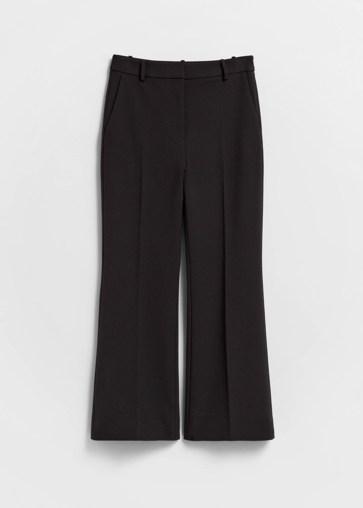 Ausgestellte Hose - Schwarz