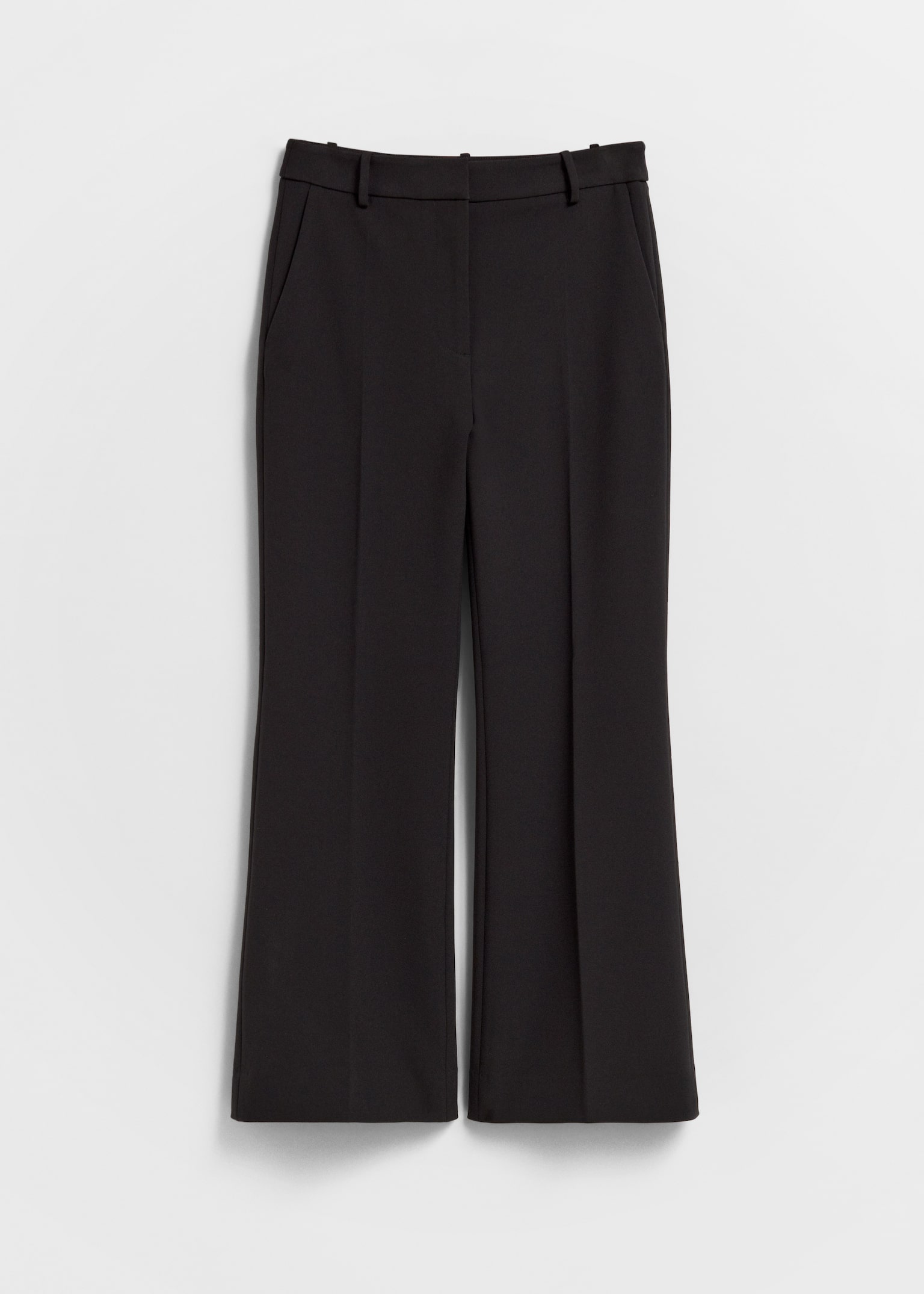 Ausgestellte Hose - Schwarz