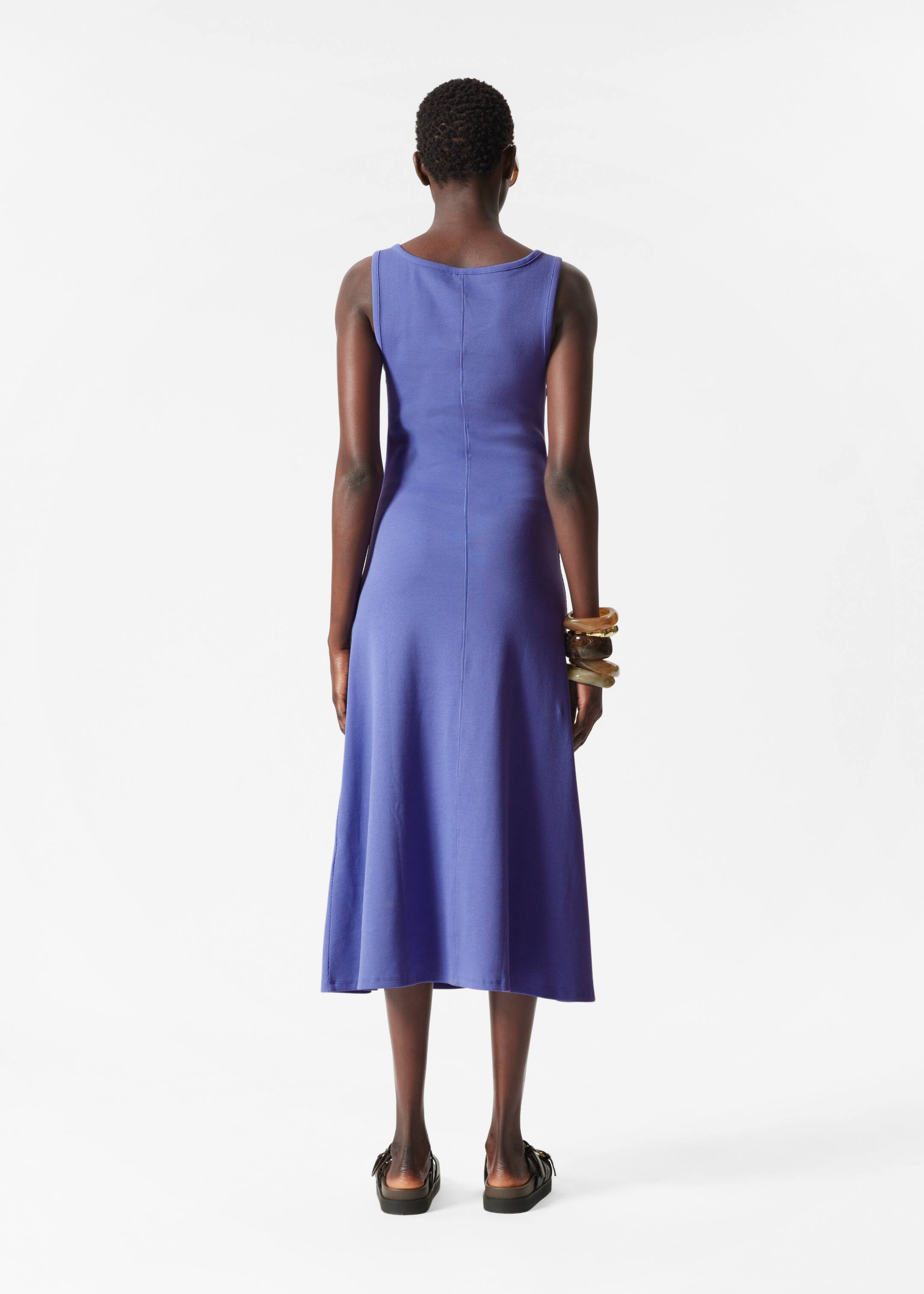Nagyobb kép megtekintése: Csatos midi ruha - Kék - NŐI | H&M HU 4