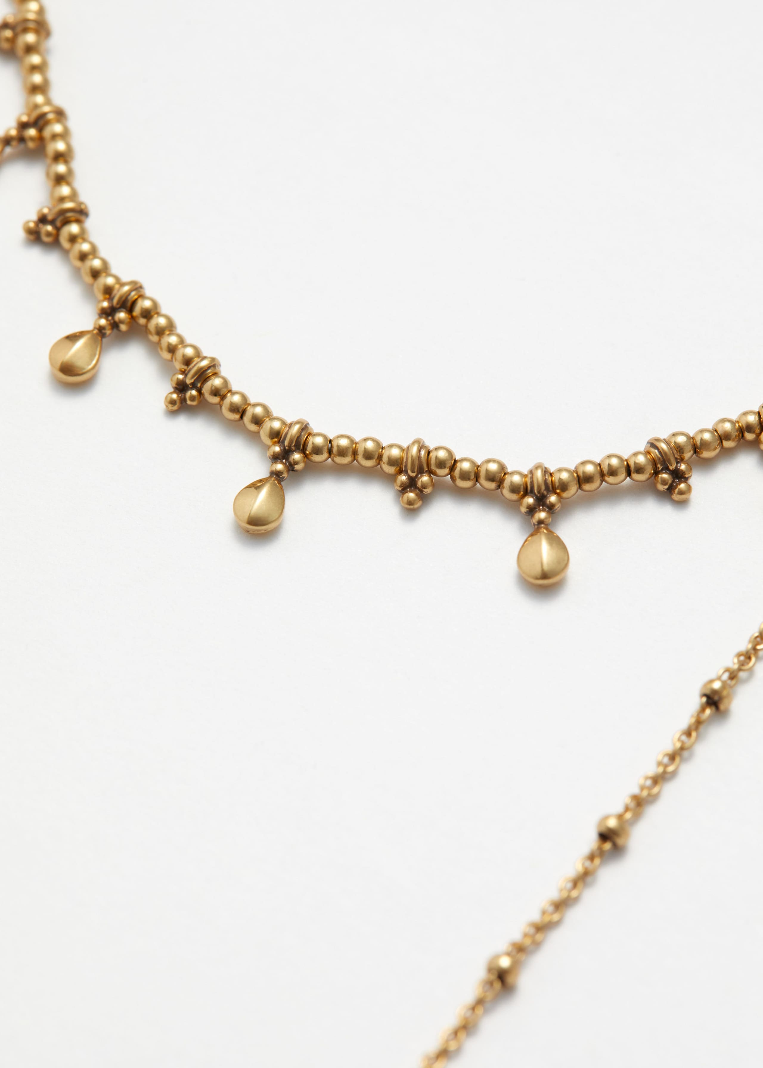 Collier superposé à pendentif - {{variantName}} - Descriptive Detail