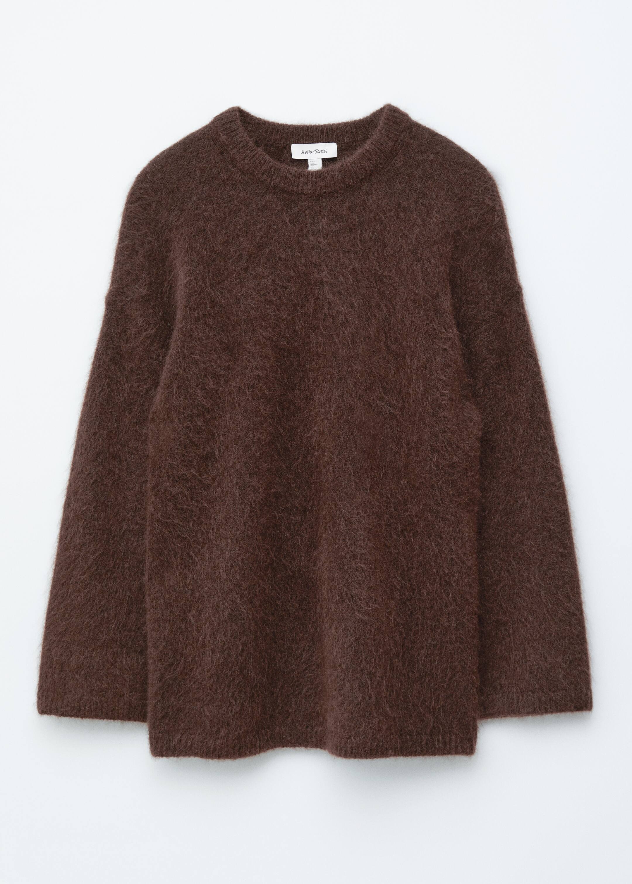 Ver imagen más grande: Suéter de corte holgado en mezcla de mohair - Marrón oscuro - MUJER | H&M ES 6