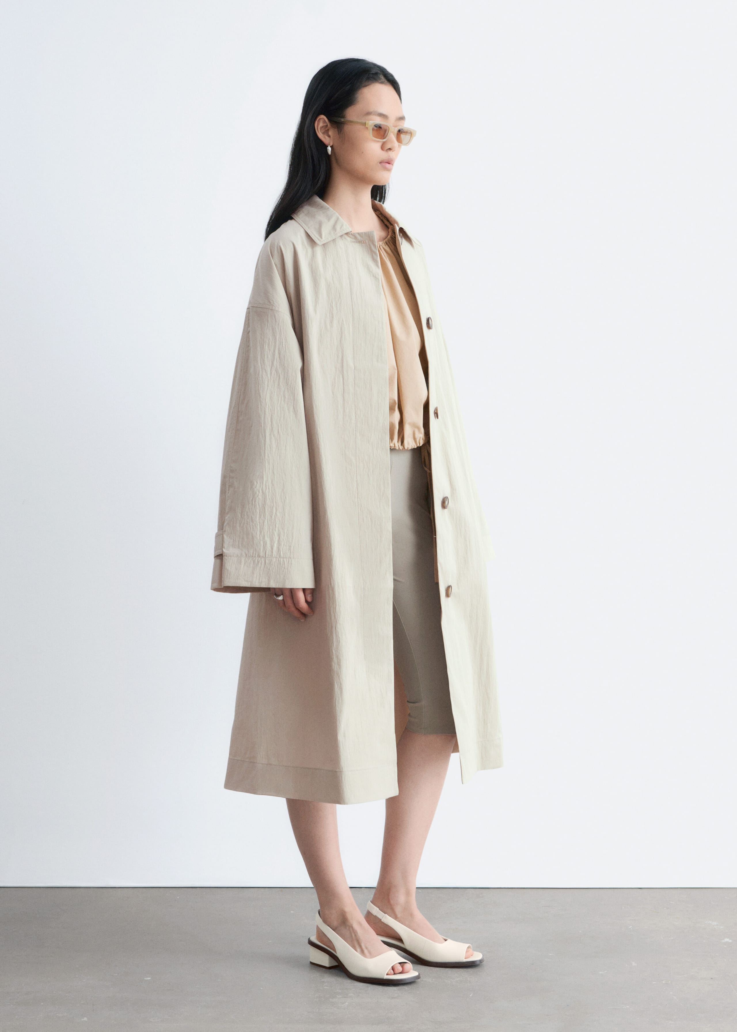Image of Belted Car Coat