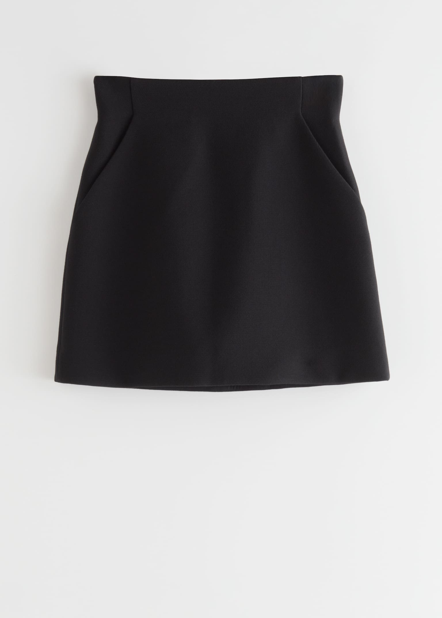 A-Line Mini Skirt - Svart