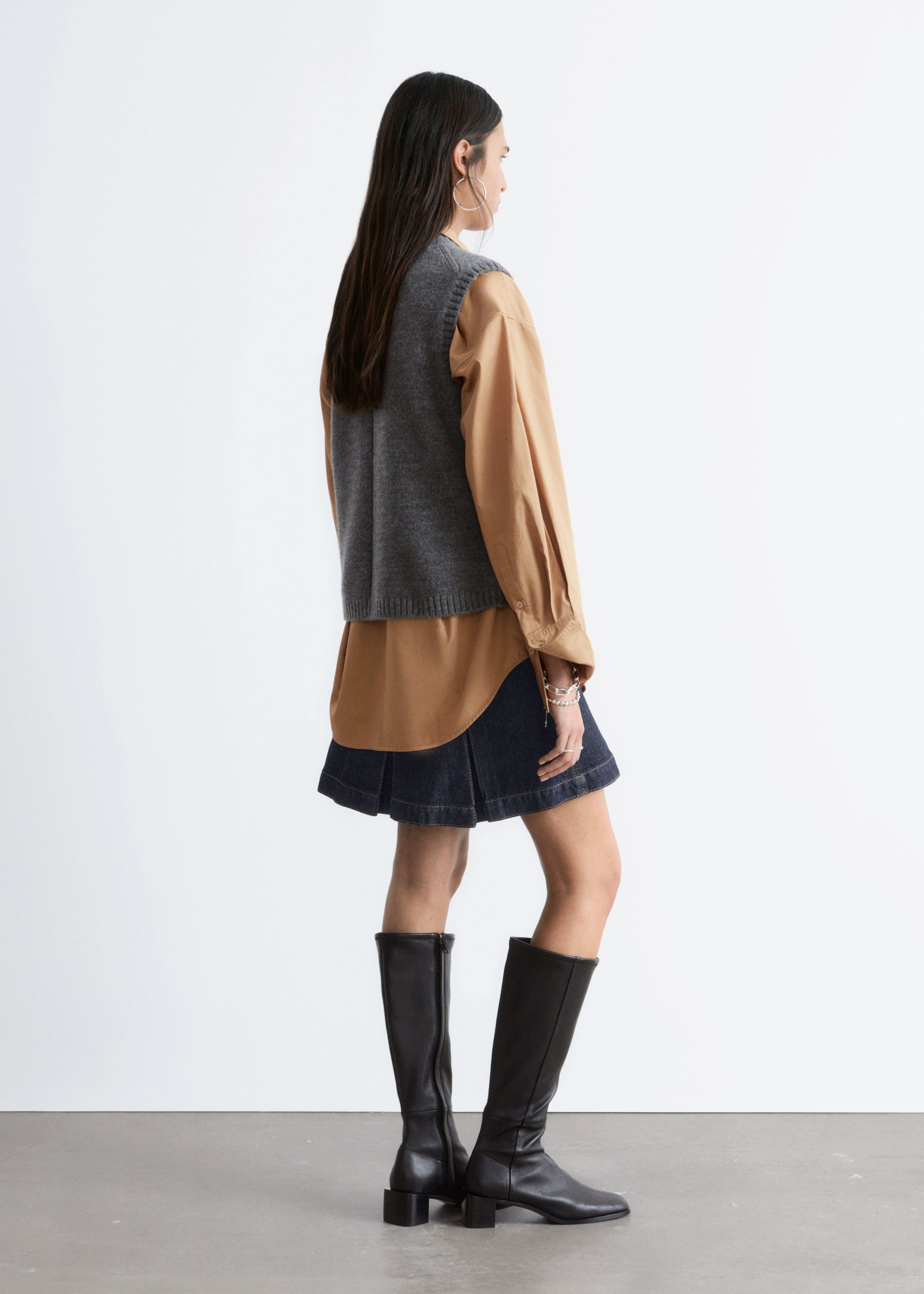 Image of Knitted Sweater Vest