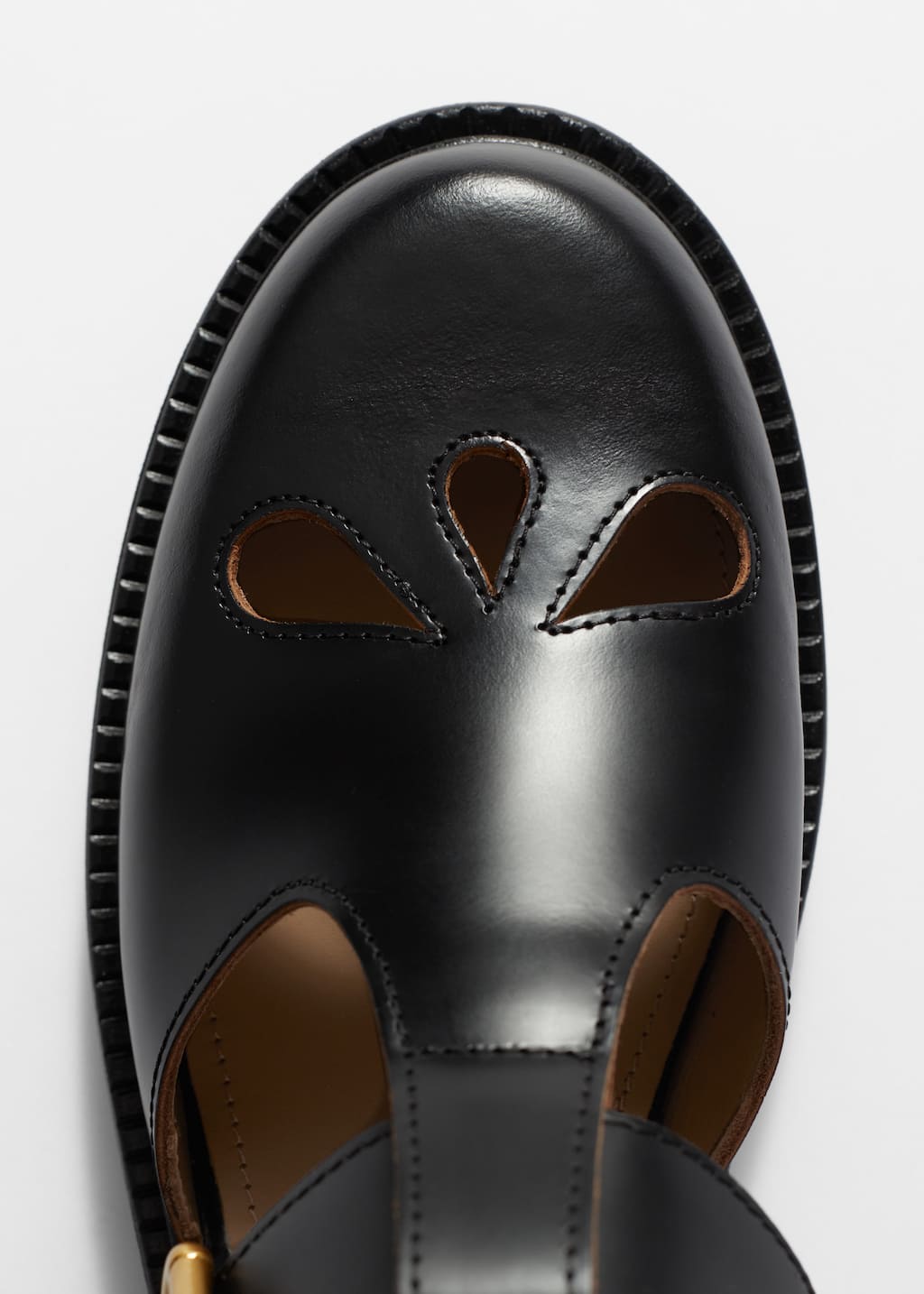 Image of Chunky Mary-Jane Leather Shoes