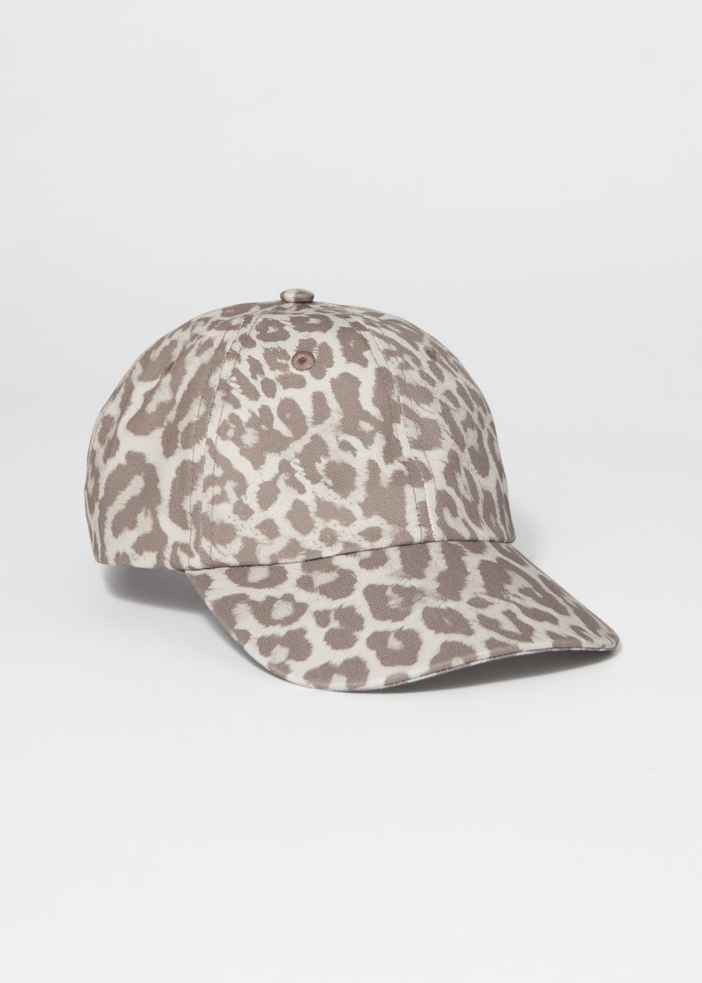 Image of Gorra de béisbol con estampado de leopardo