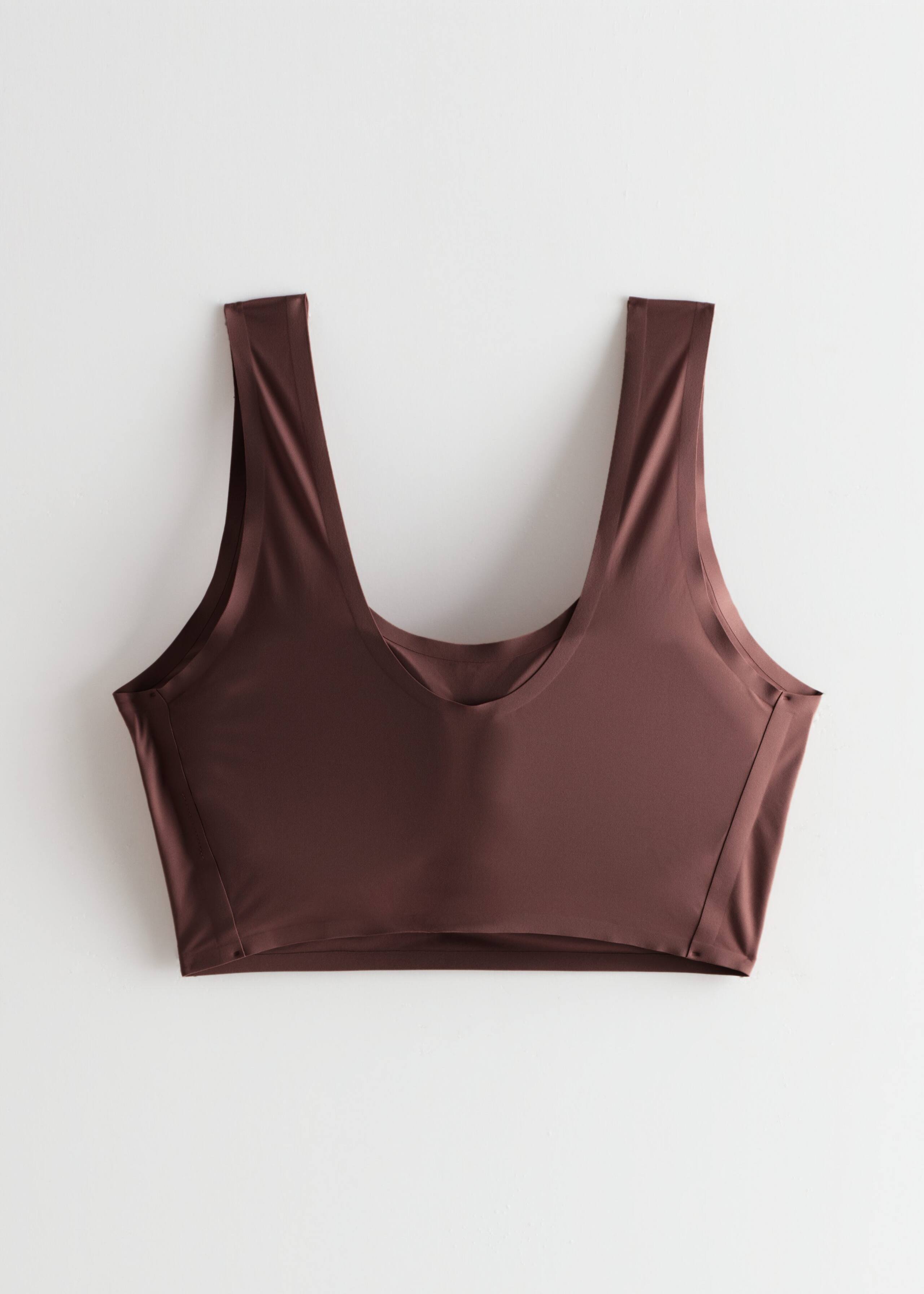 Padded Seamless Bralette - Brown - Still Life