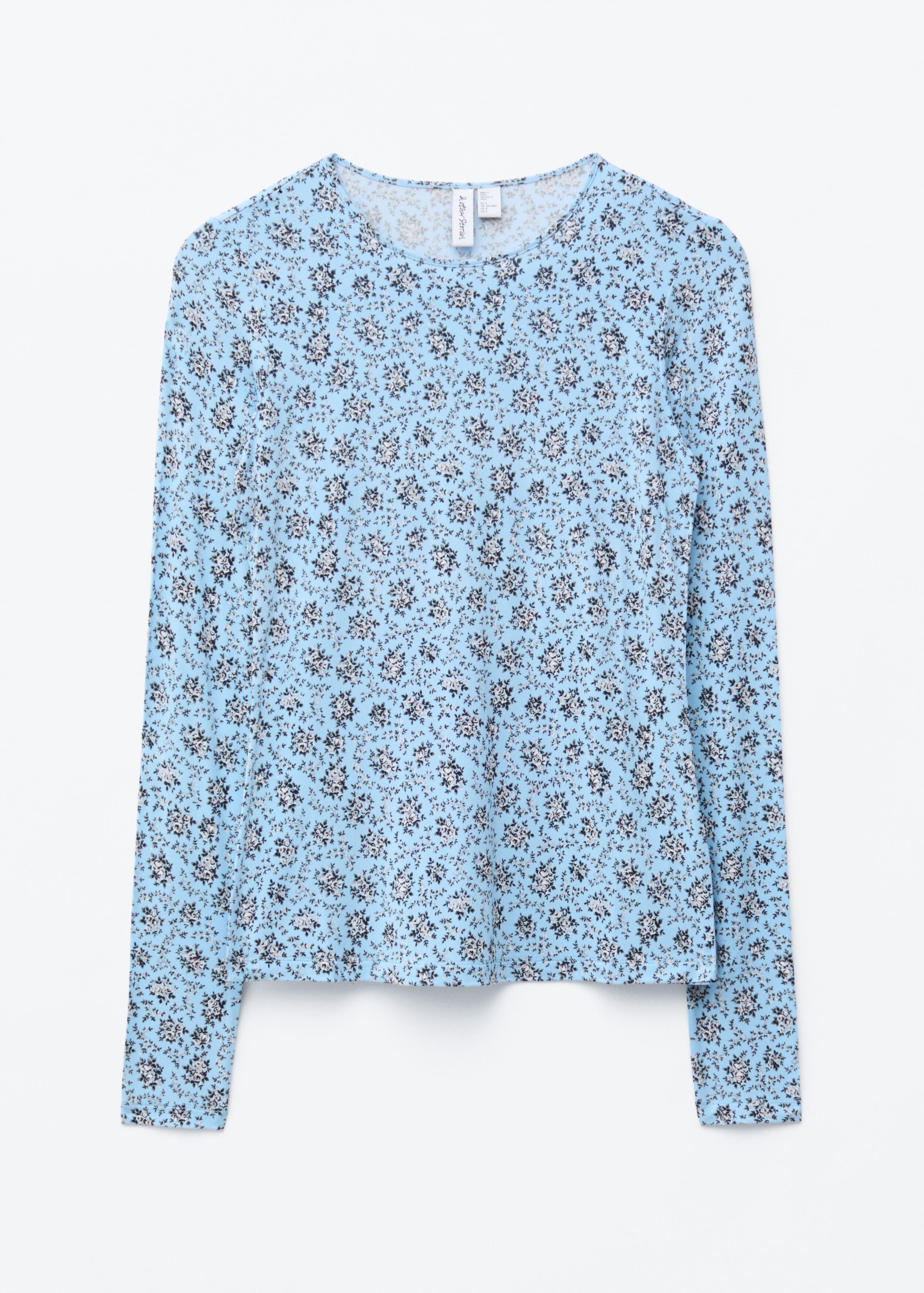 Image of Top de punto de manga larga