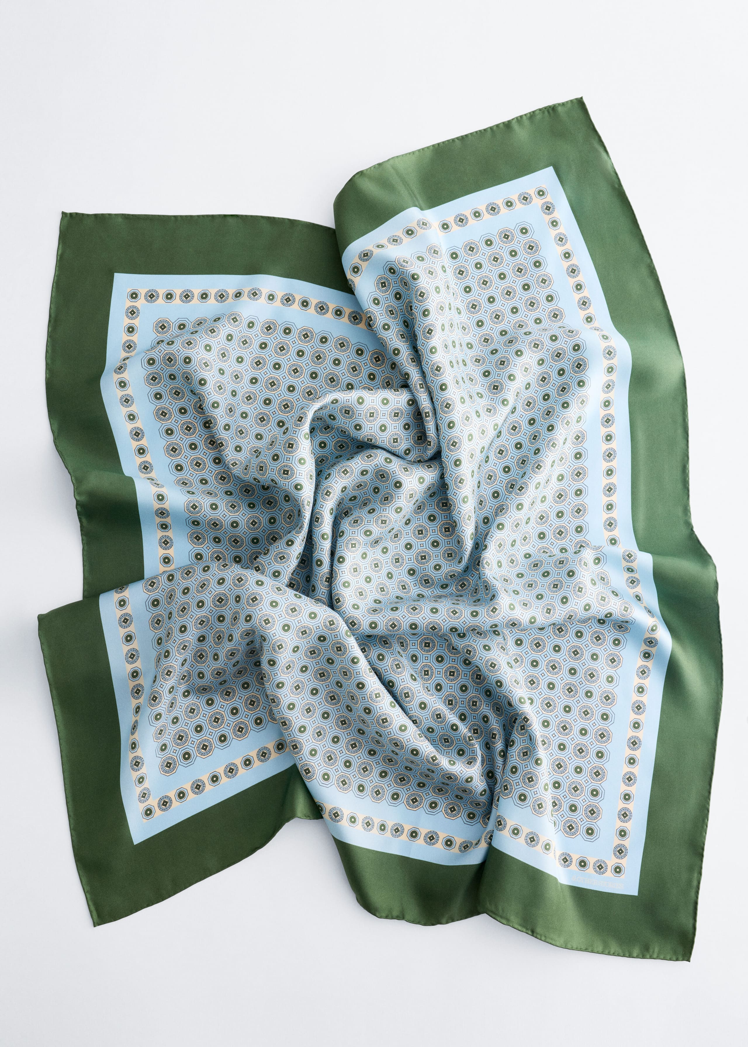 Image of Printed Silk Scarf
