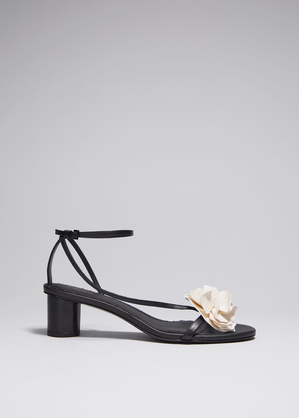 Ledersandalen mit Absatz