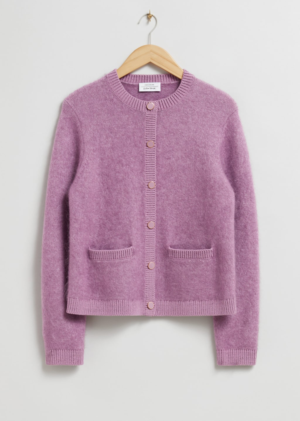 Fuzzy Knit Cardigan - Black - Still Life