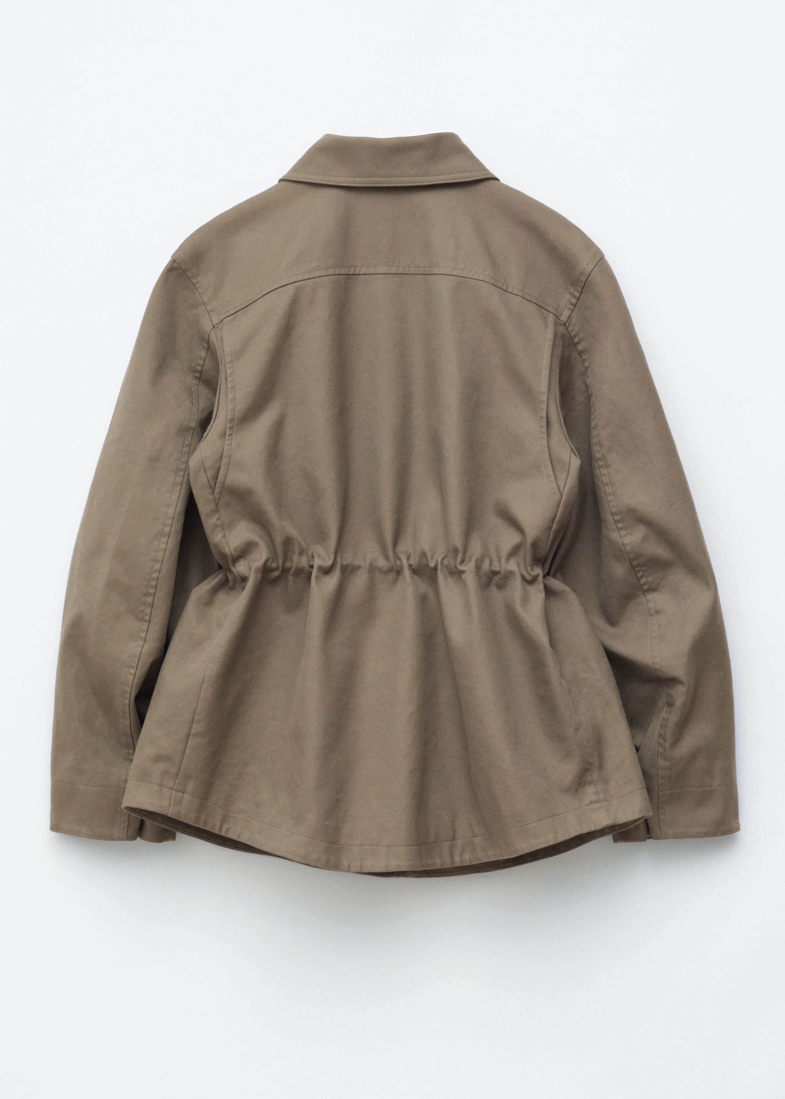 Image of Oversized Drawstring Utility Jacket
