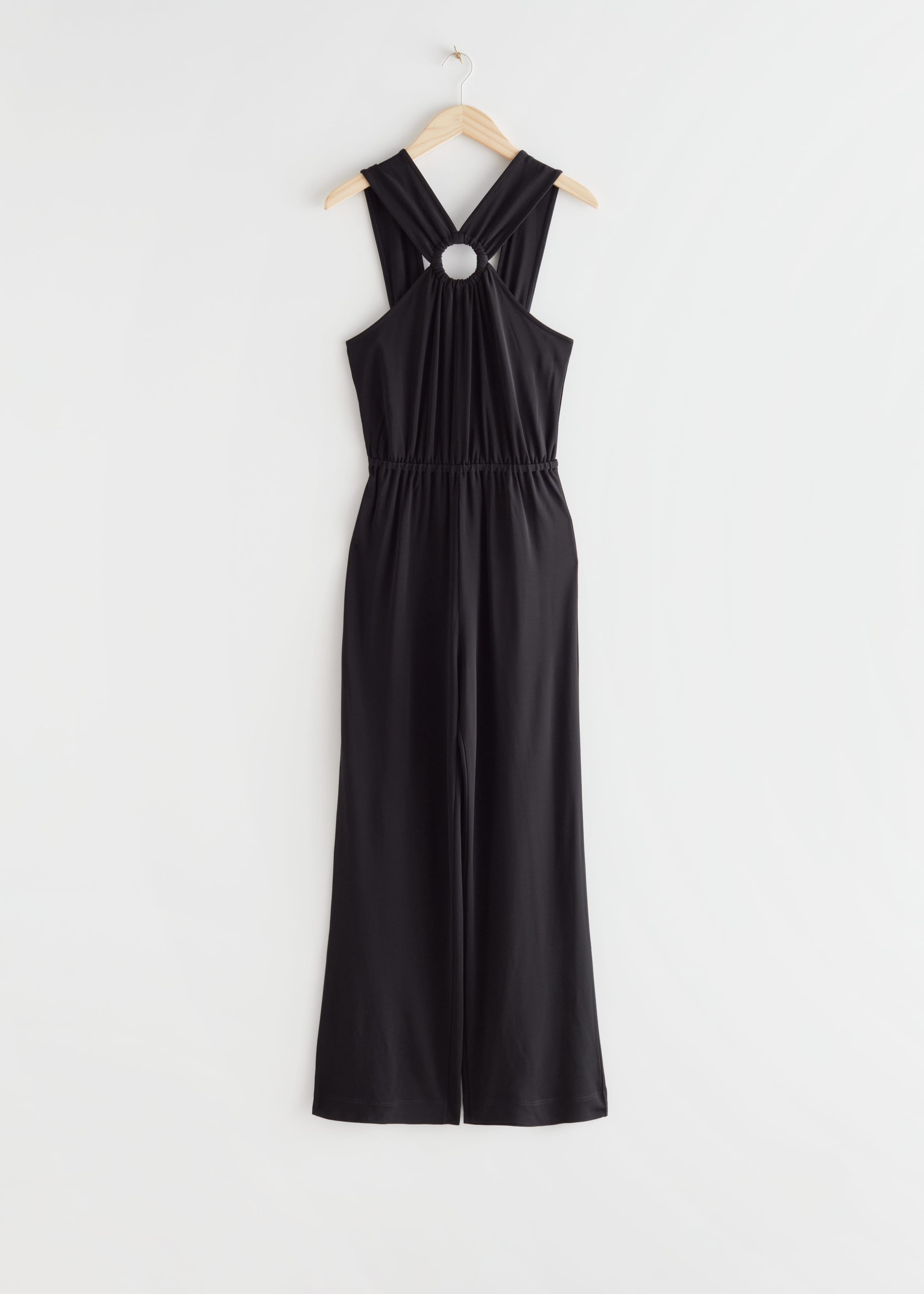 Image of Sleeveless O-Ring Jumpsuit