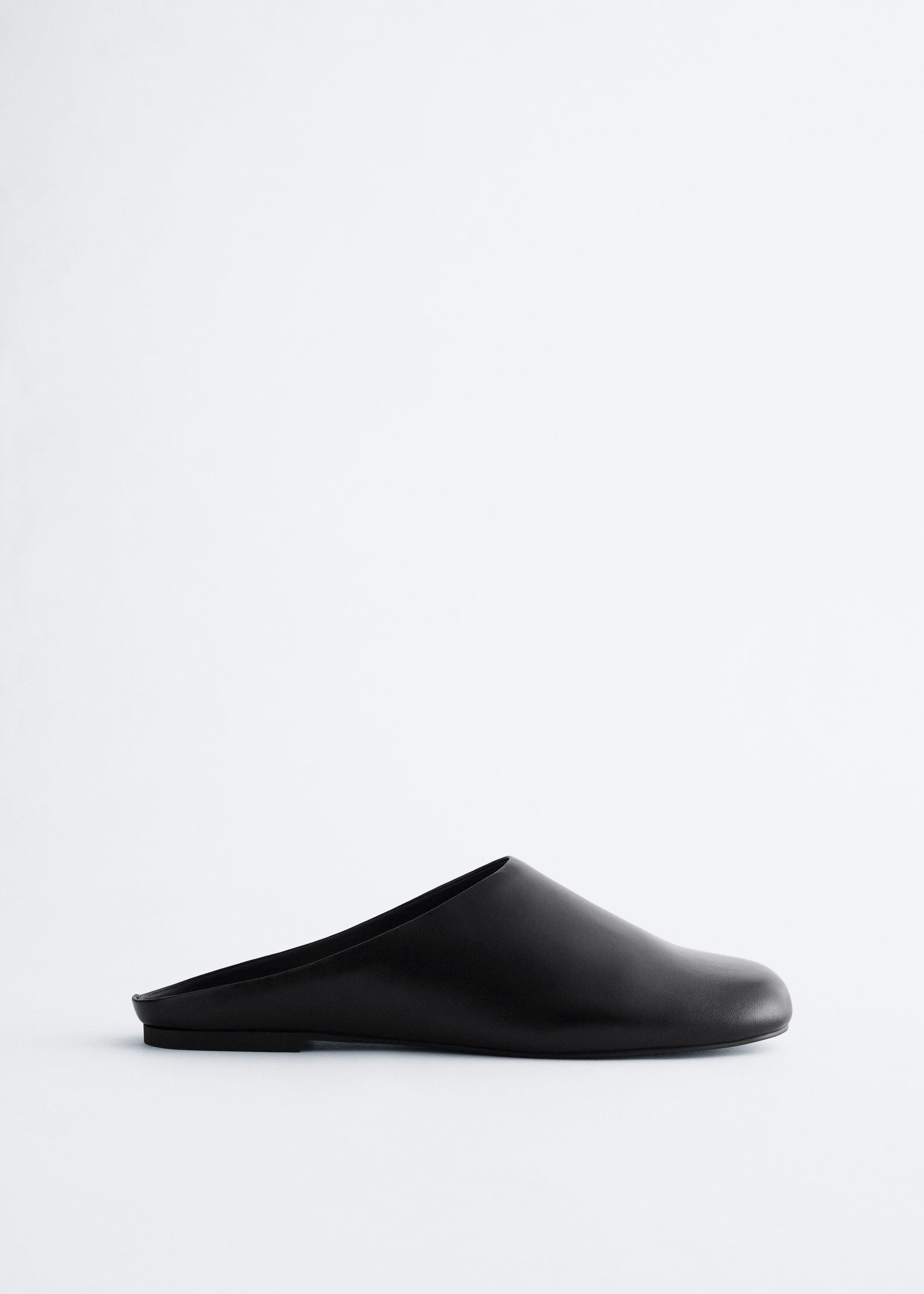 Leather Slip‑On Mules - Black - Still Life