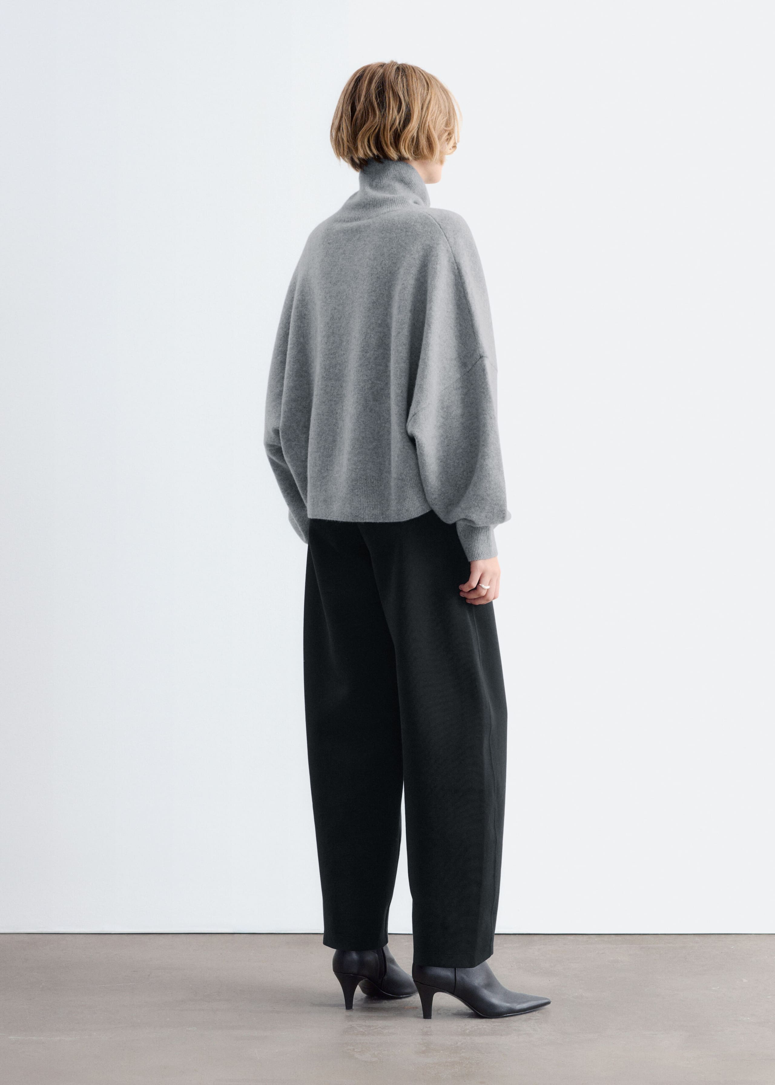 Scuba Jersey Trousers - Black - Lookbook