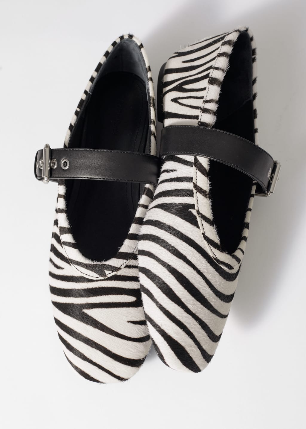 Image of Ballerines à motif zèbre