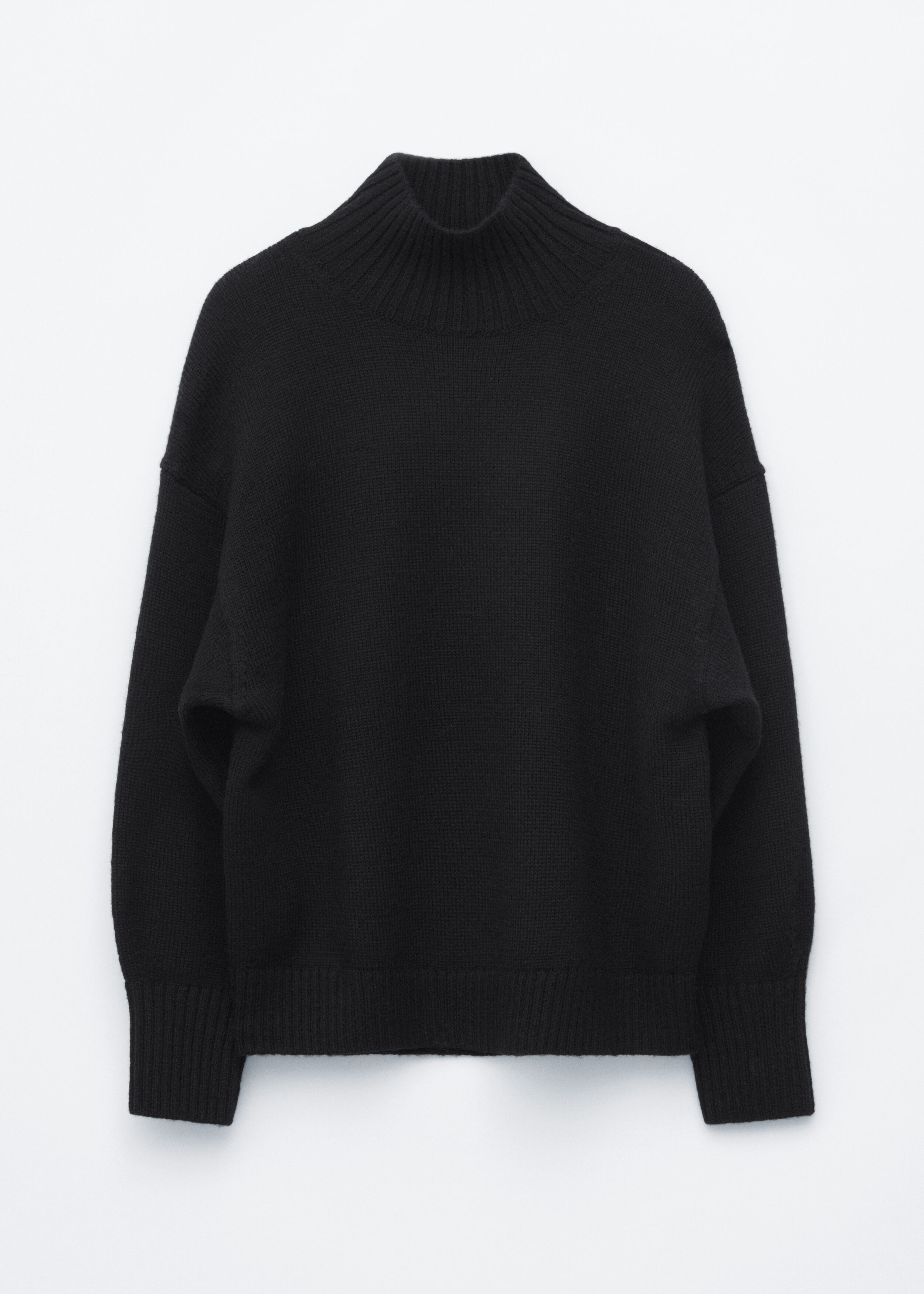 Oversized Turtleneck Wool Sweater - Burgundy - Knitwear | & Other