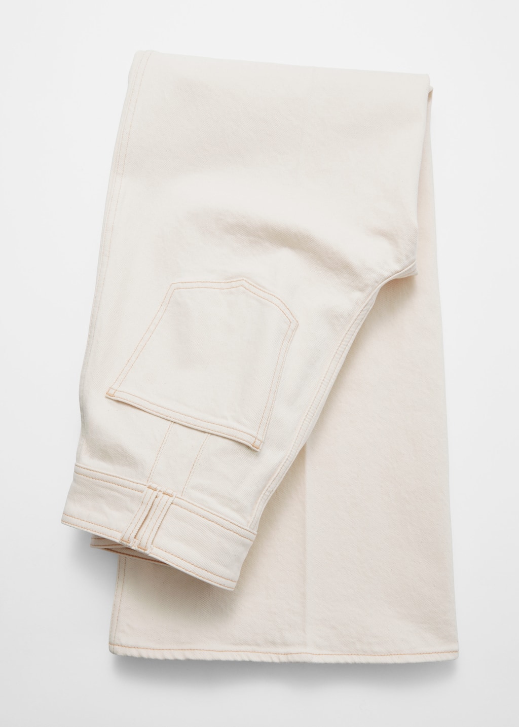 Image of Press-Crease Flared Jeans