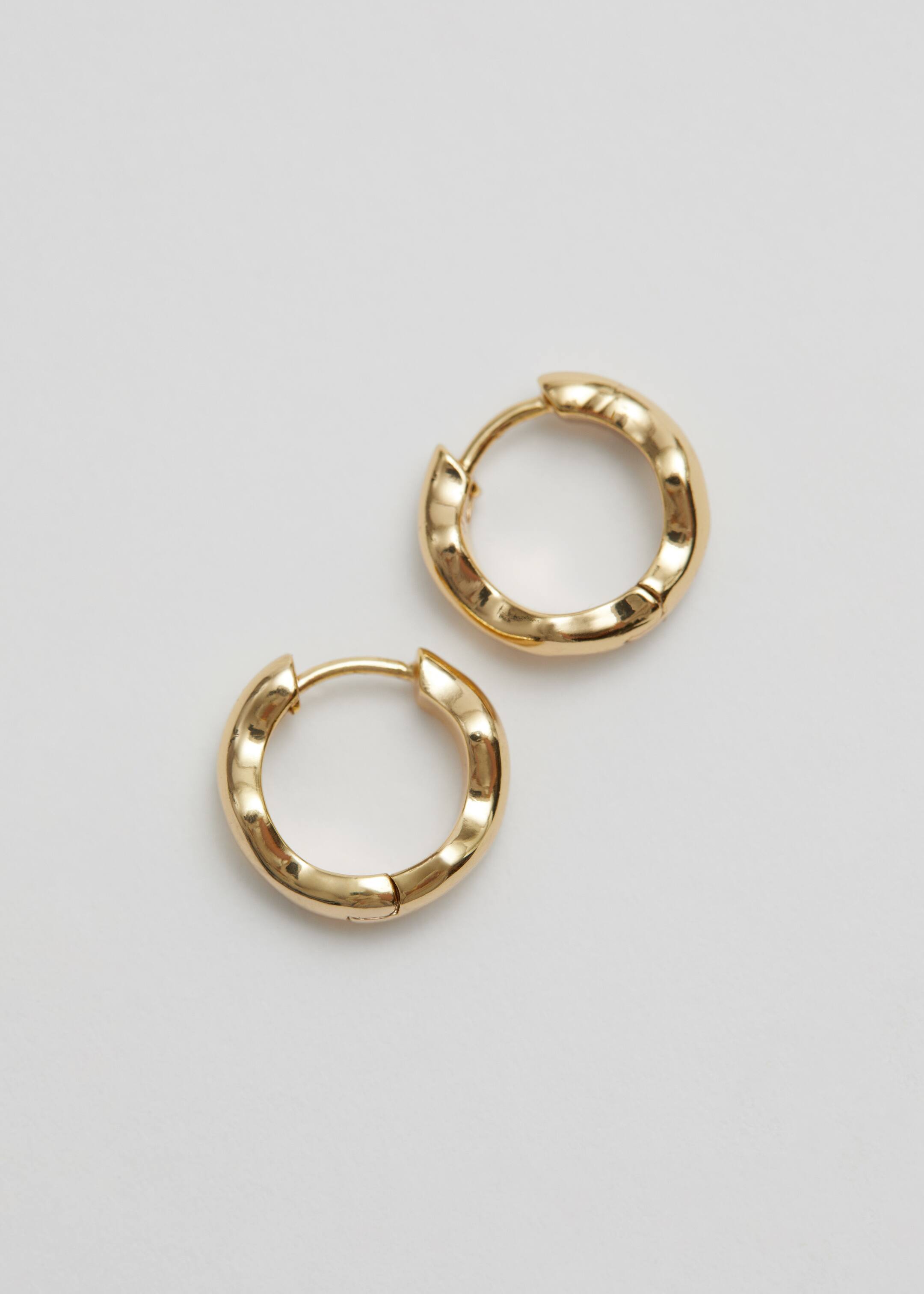 הצגת תמונה גדולה יותר: Wave Hoop Earrings - זהב - Ladies | H&M IL 2