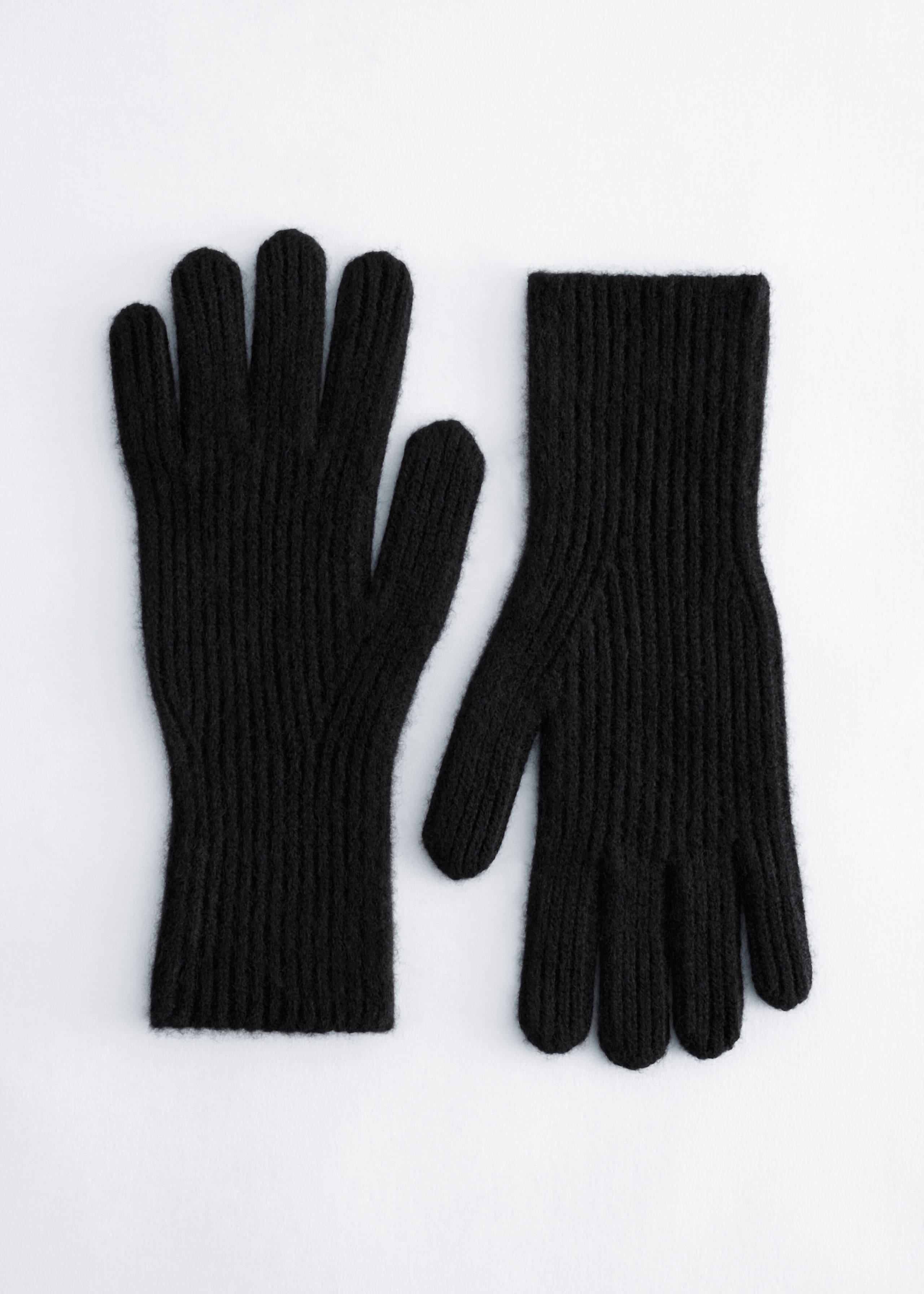 Image of Ribbed Cashmere Gloves