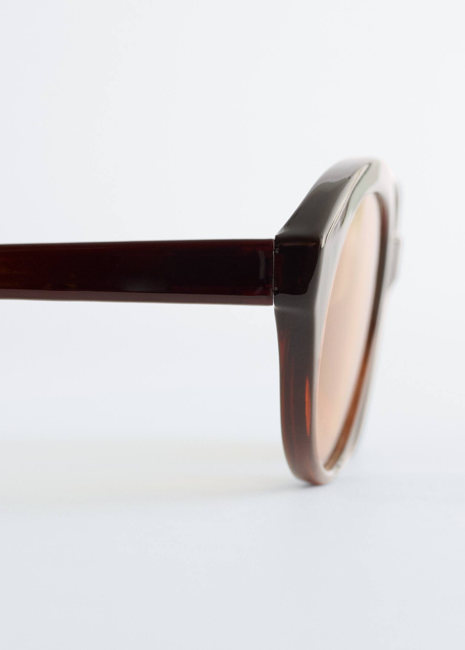 Oval-Frame Sunglasses - Brown/Brown/Tortoise/Green - 3