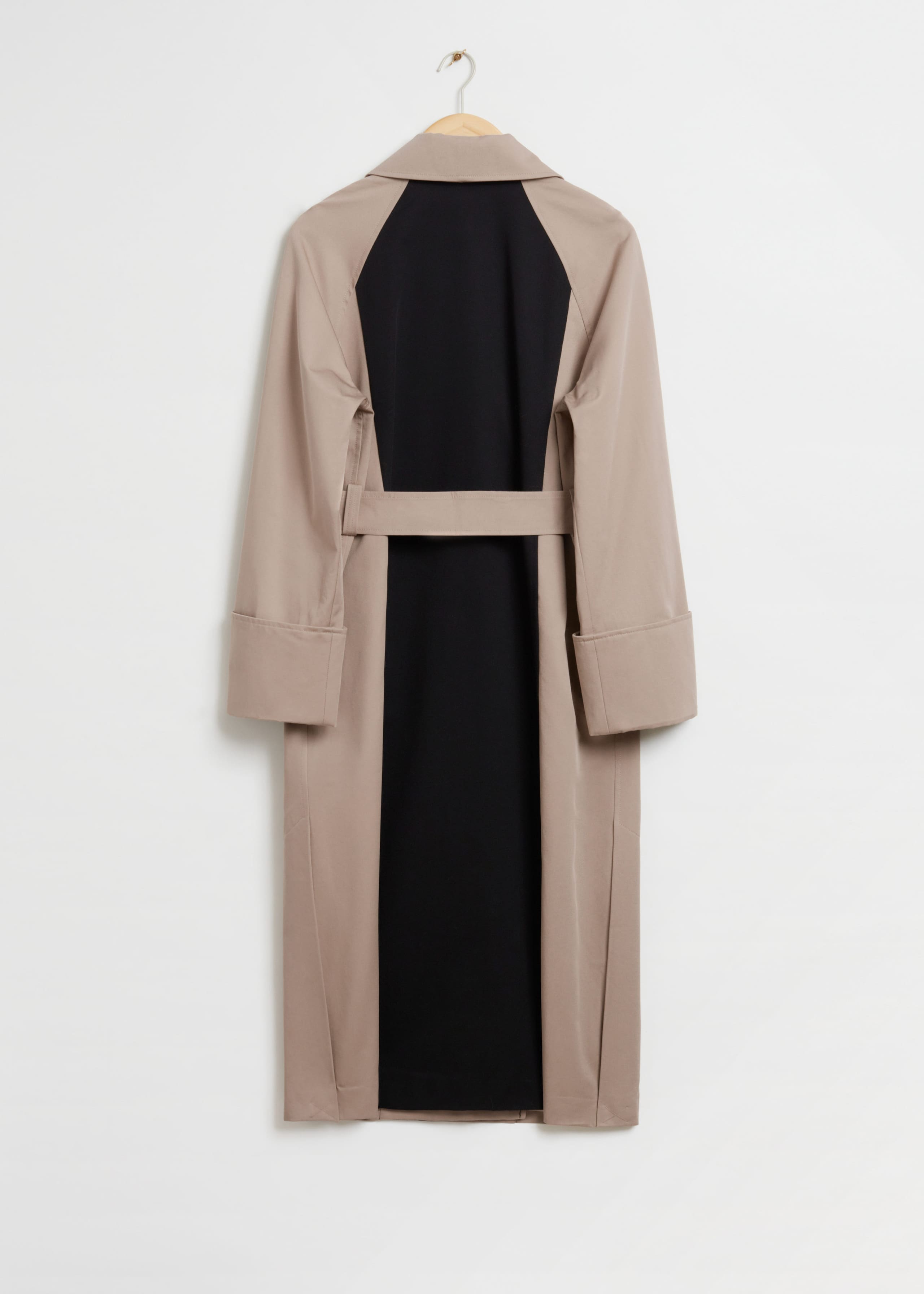 Image of Relaxed Double-Breasted Trench Coat