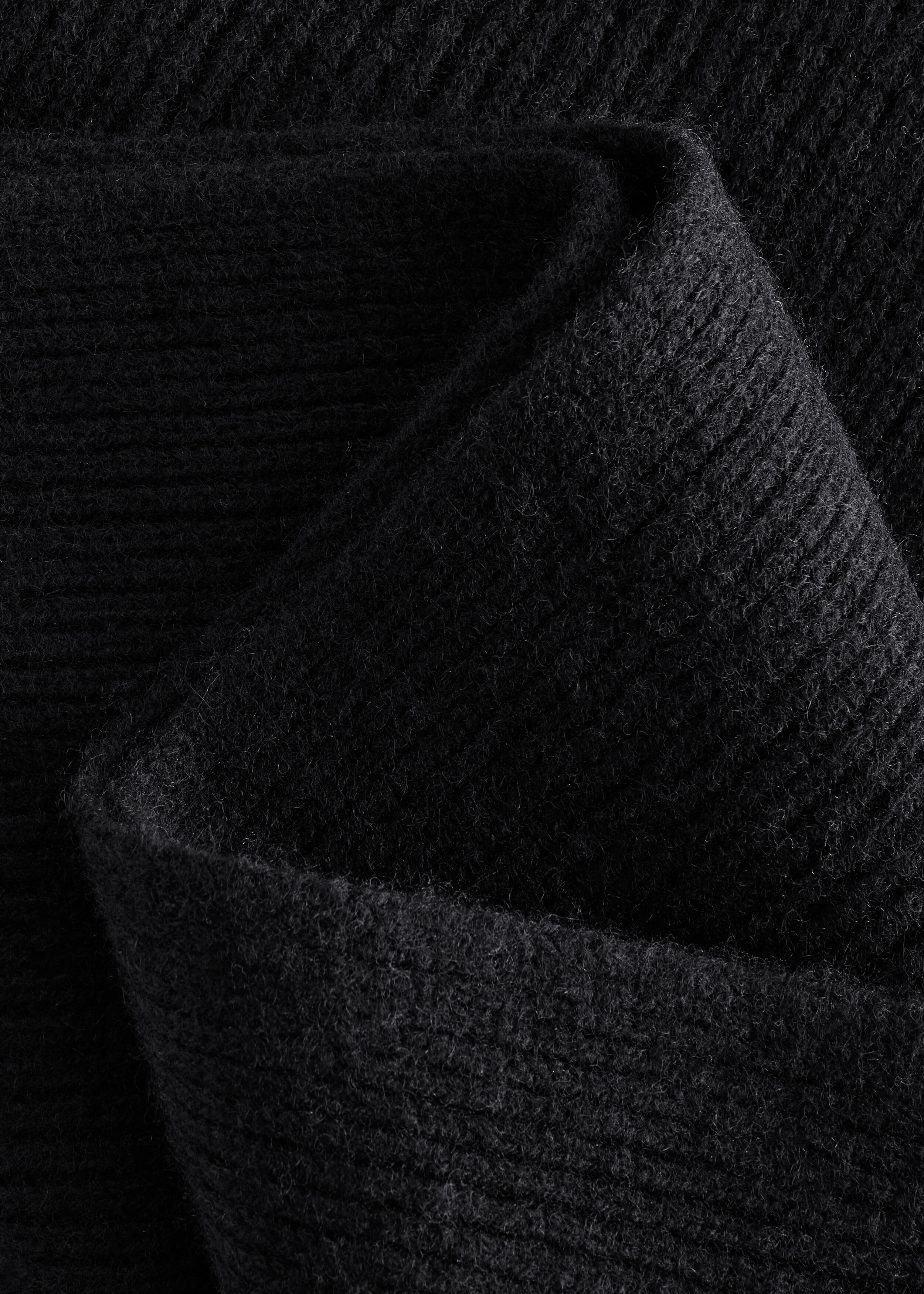 Hooded Wool Scarf - Black - Accessories - & Other Stories NL