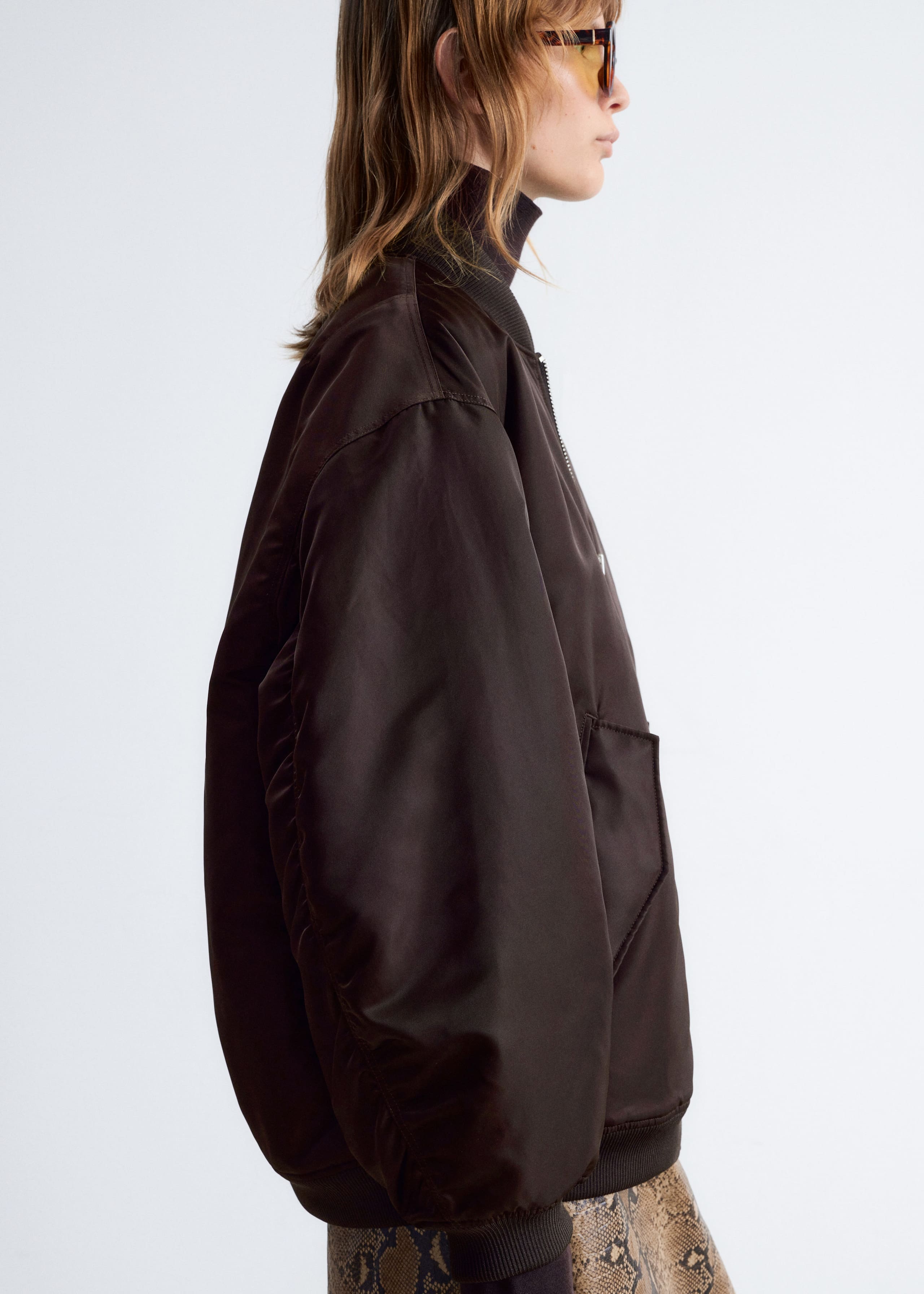 Image of Long Bomber Jacket