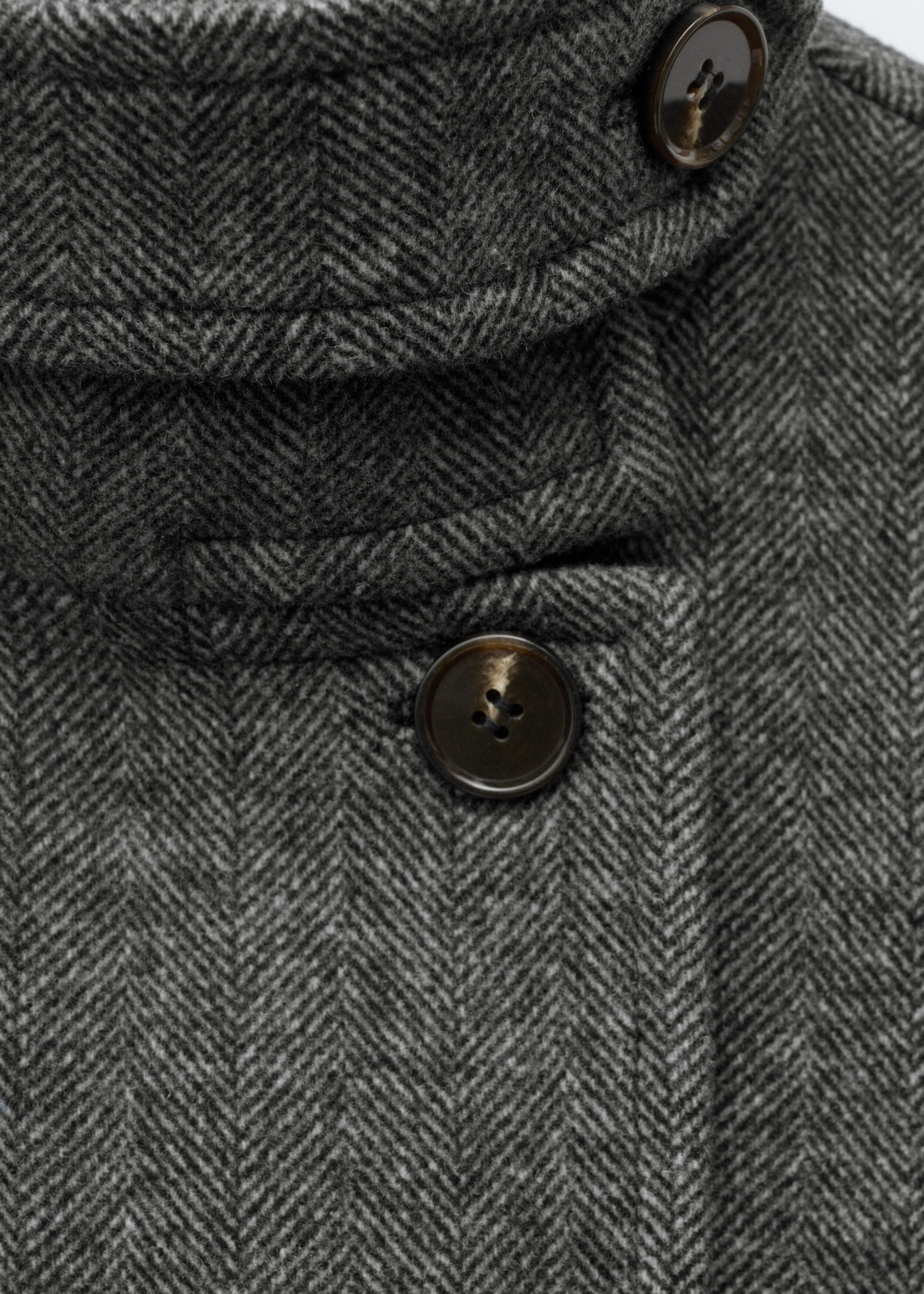 Herringbone Coat - {{variantName}} - Descriptive Detail