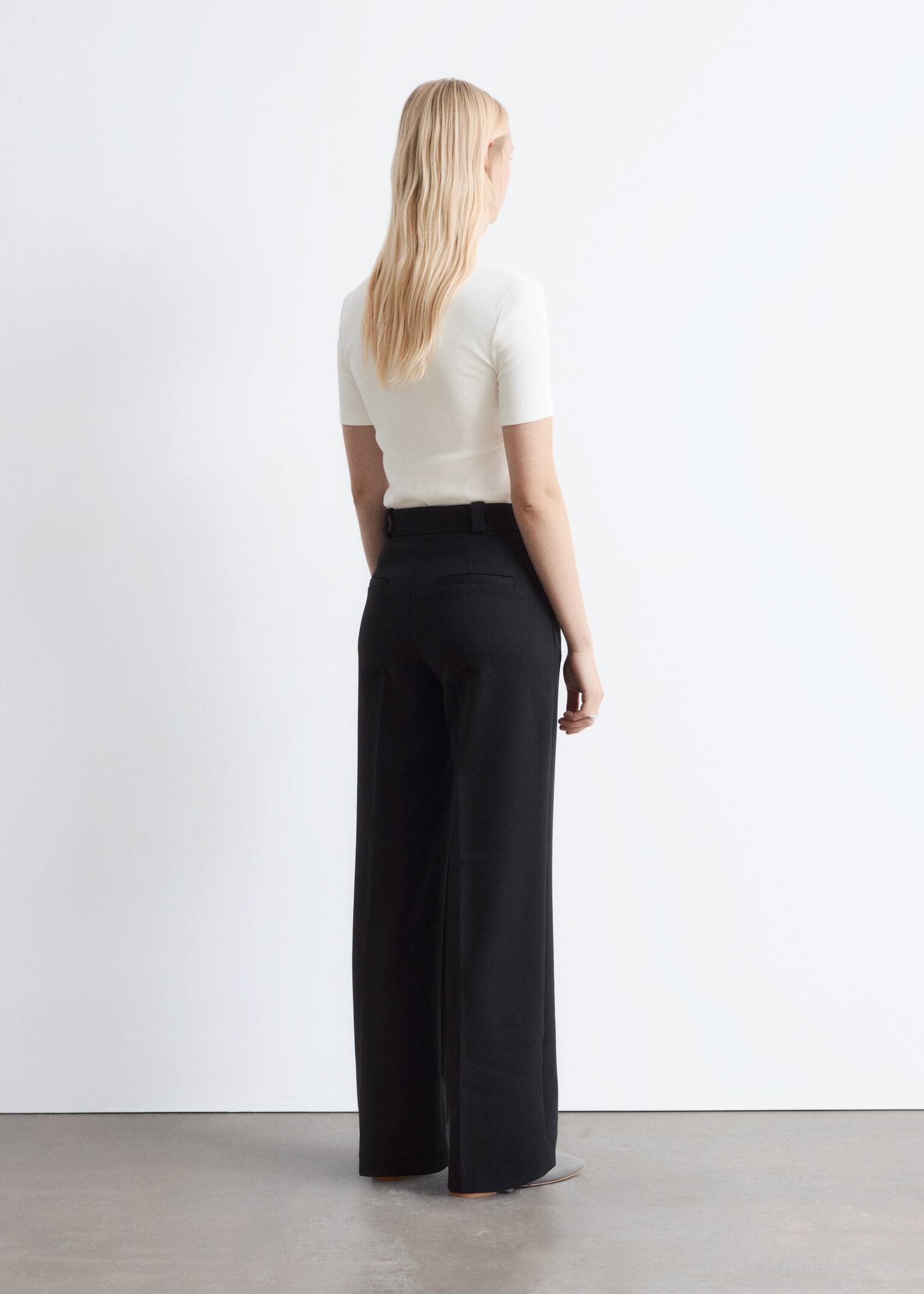 Press-Crease Trousers - Μαύρο/Σκούρο Πράσινο/Μπλε/Σκούρο Καφέ/Κρέμ/Dark Red - 4