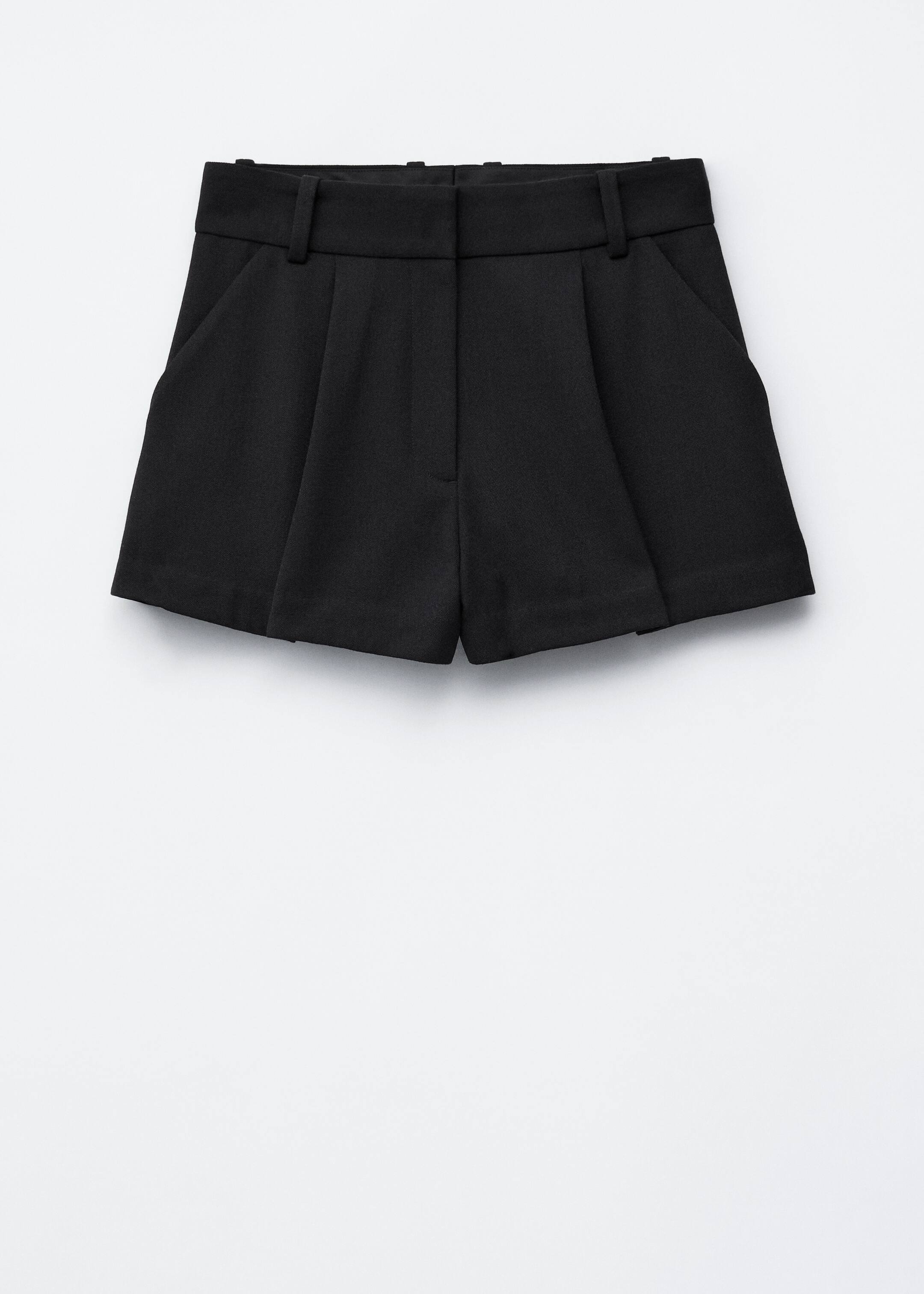 Größeres Bild ansehen: Wollshorts mit Bügelfalten - Schwarz - Ladies | H&M DE 6