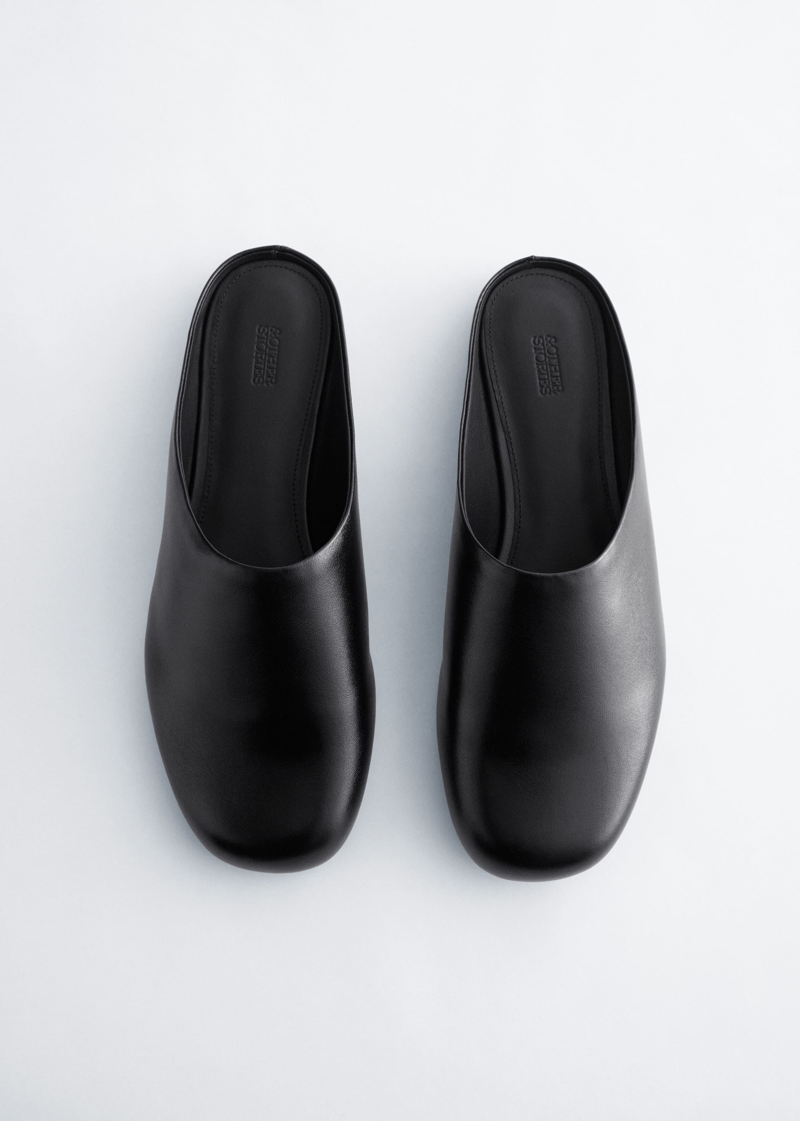 Leather Slip‑On Mules - {{variantName}} - Descriptive Detail