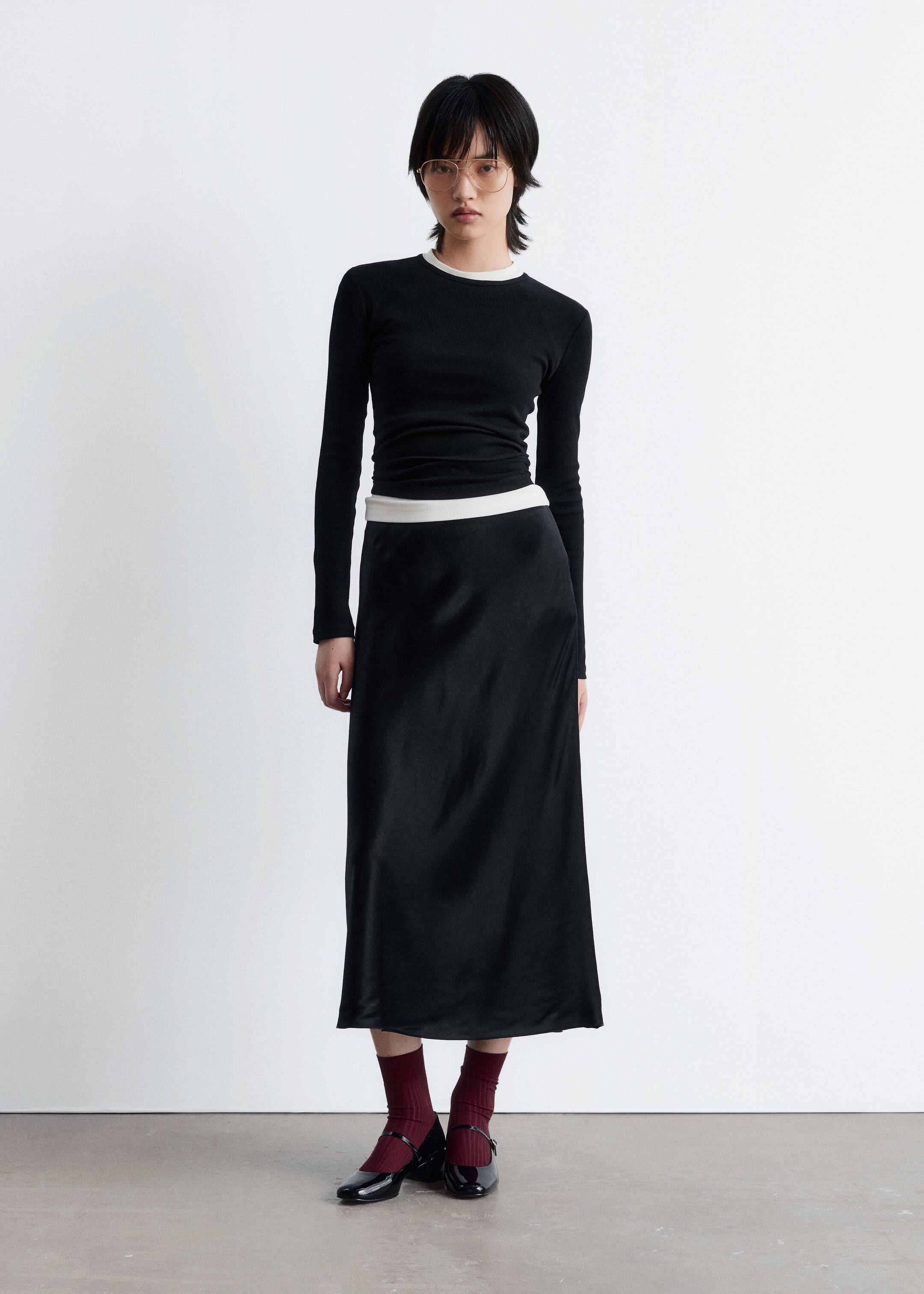 Nagyobb kép megtekintése: Mary-Jane bőrpumpa - Fekete - NŐI | H&M HU 2