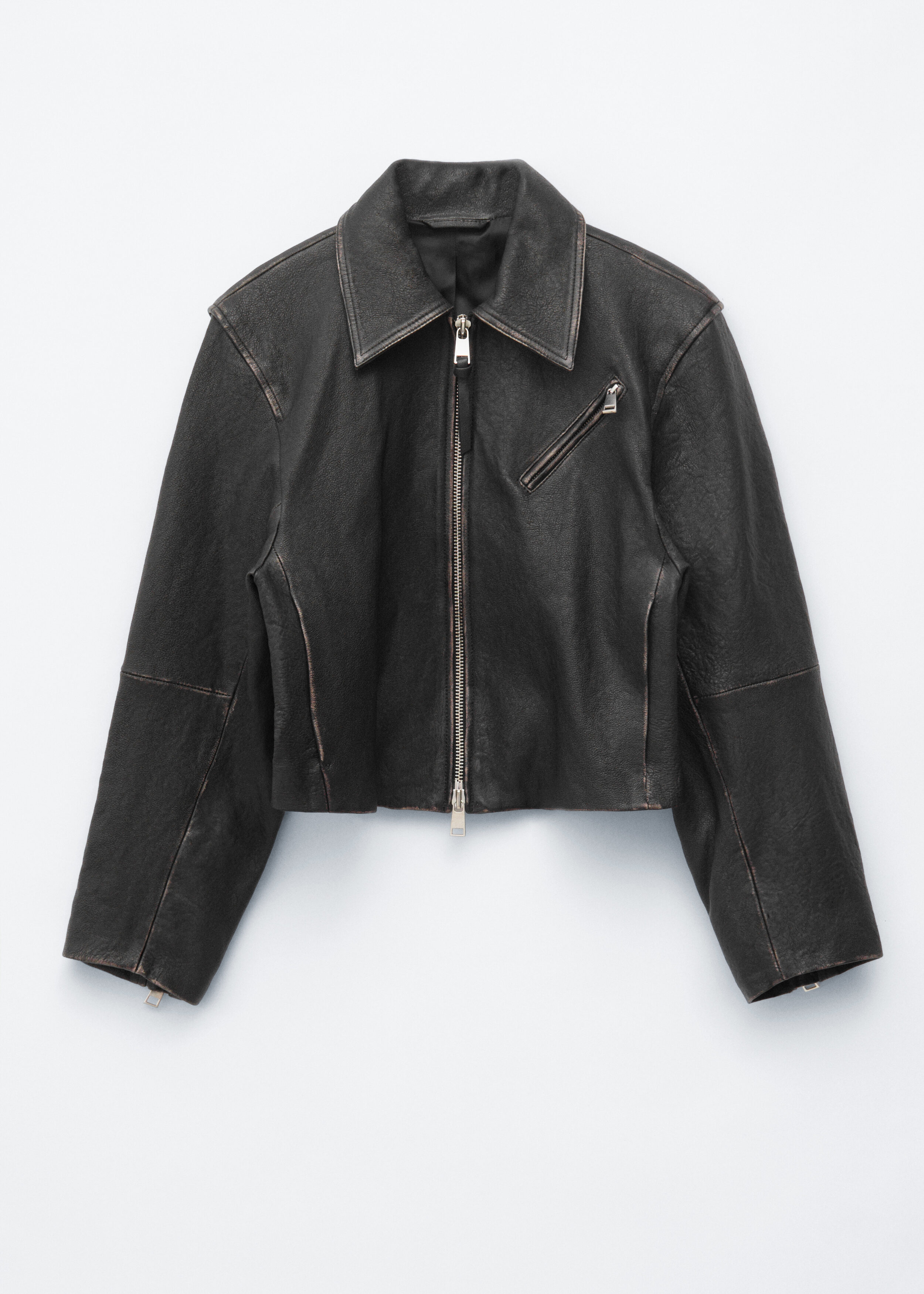 Cos LEATHER MOTO JACKET | King's Cross