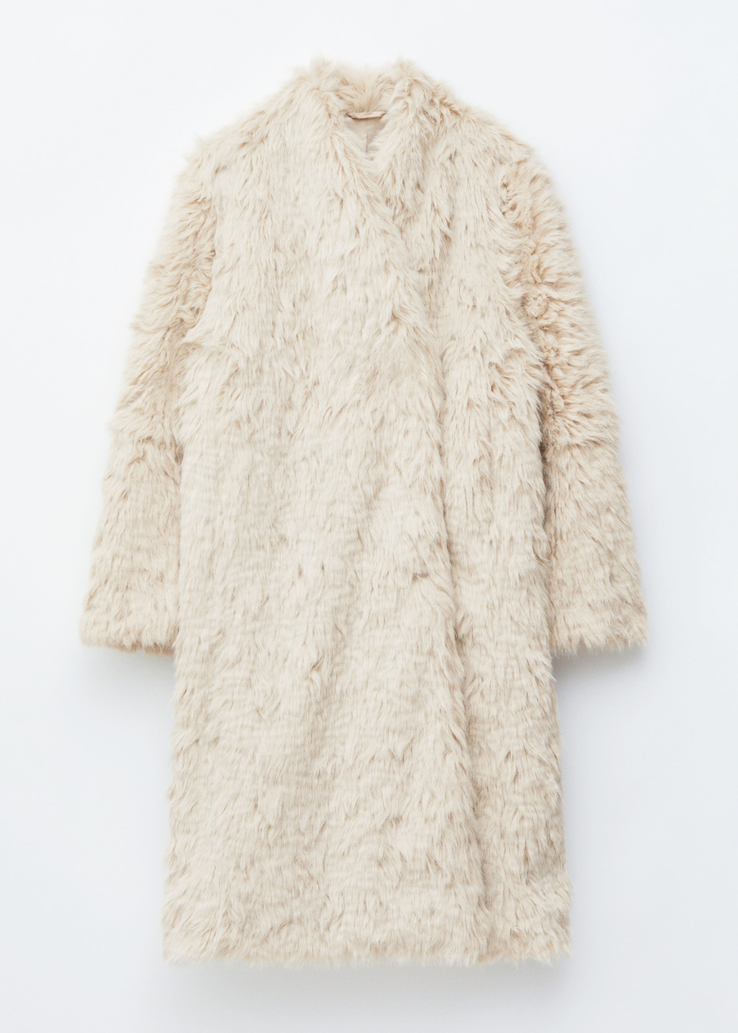 Image of Faux Fur Midi Coat