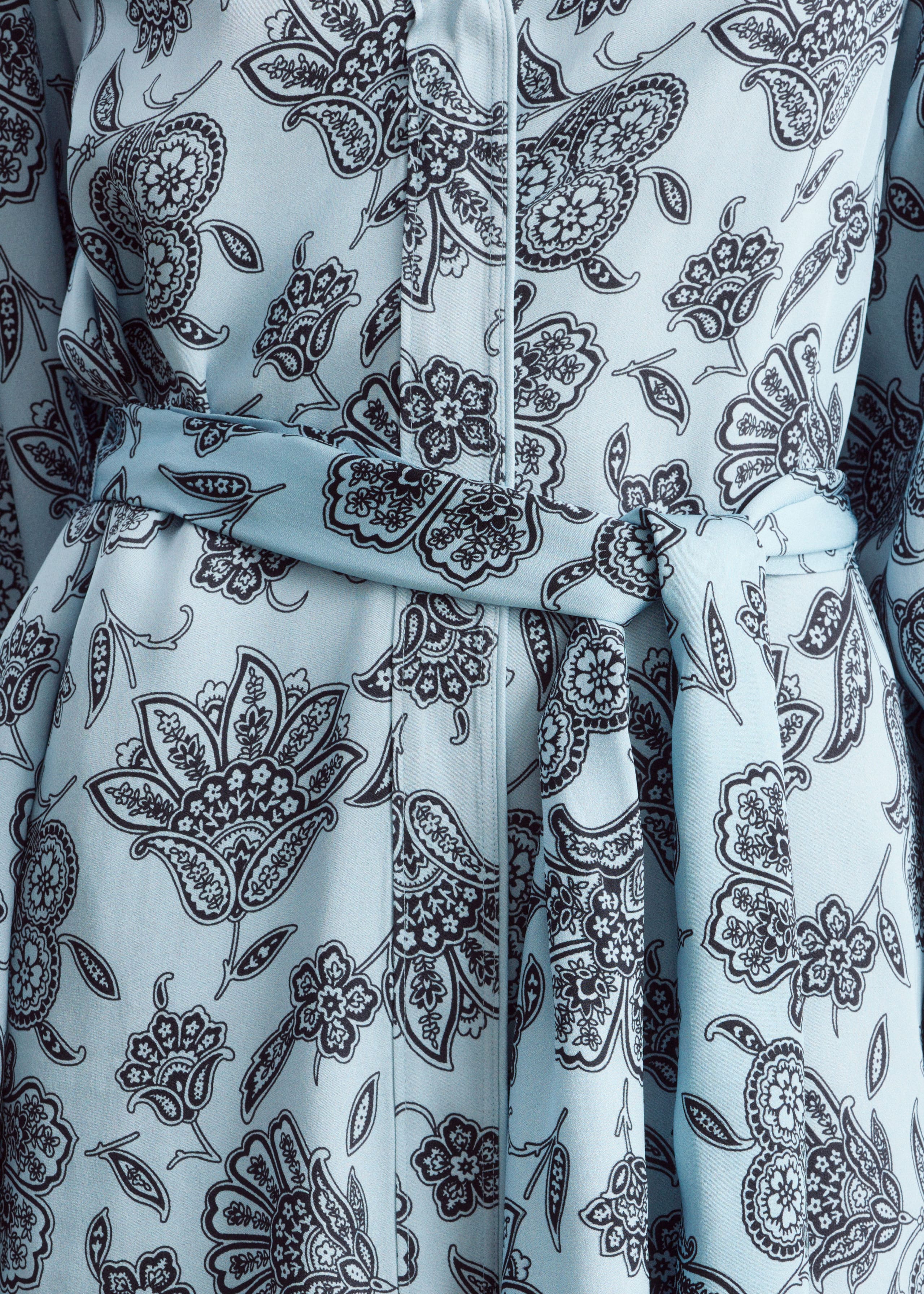 Image of Floral Wrap Mini Dress