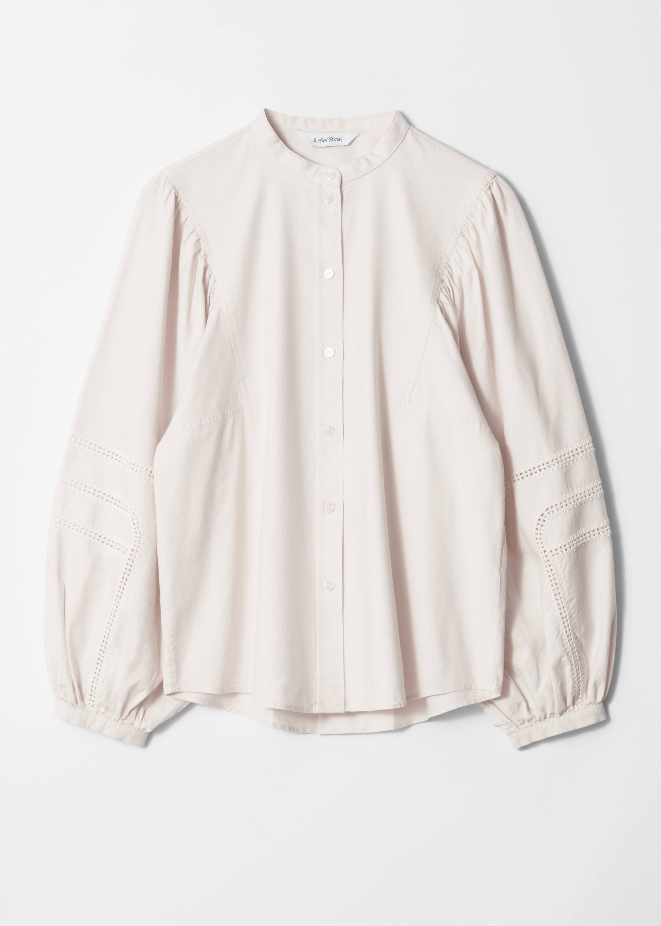 Agrandir l'image: Blouse à manches amples - Écru - FEMME | H&M FR 6