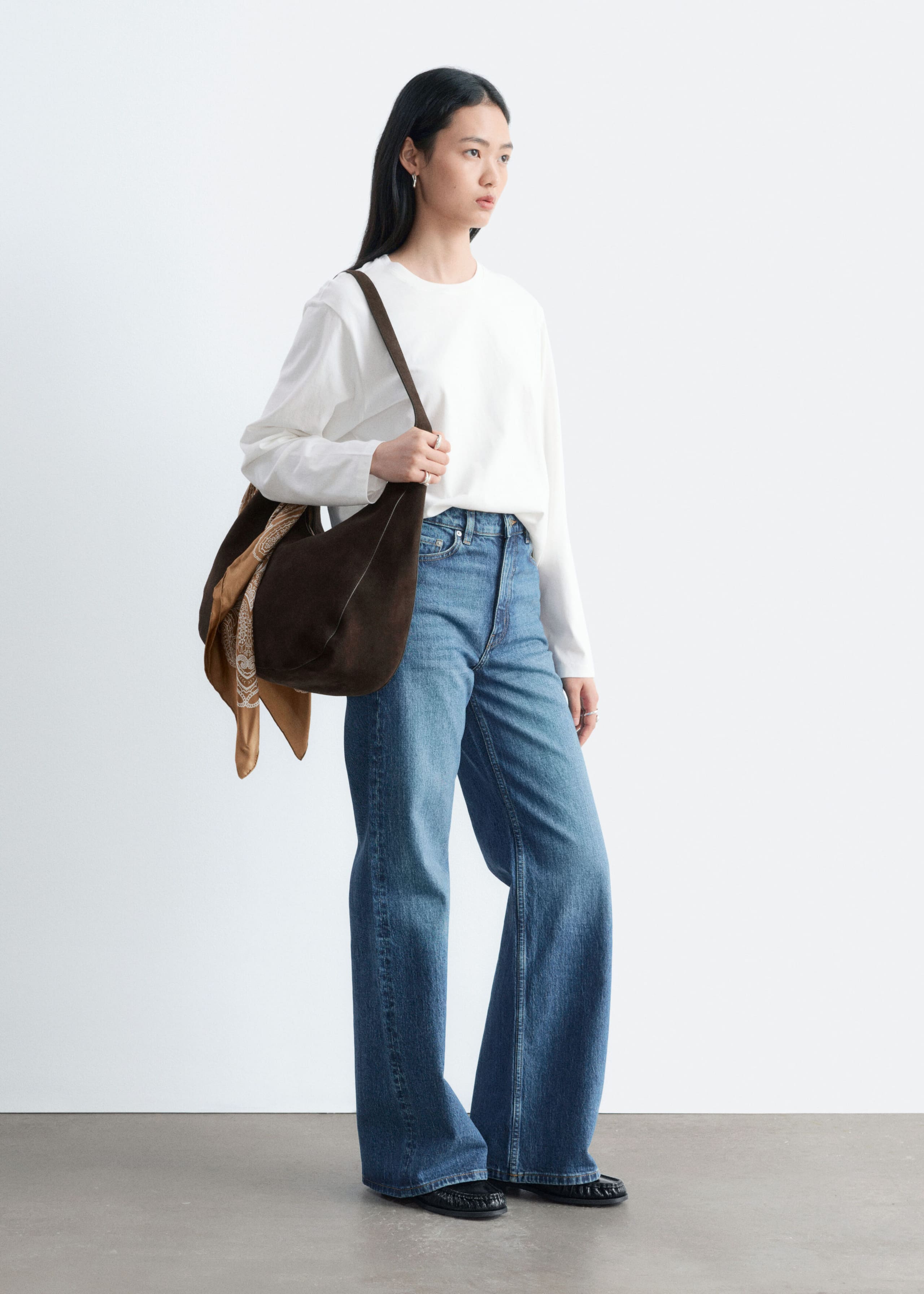 Cotton Jersey Top - White - Still Life