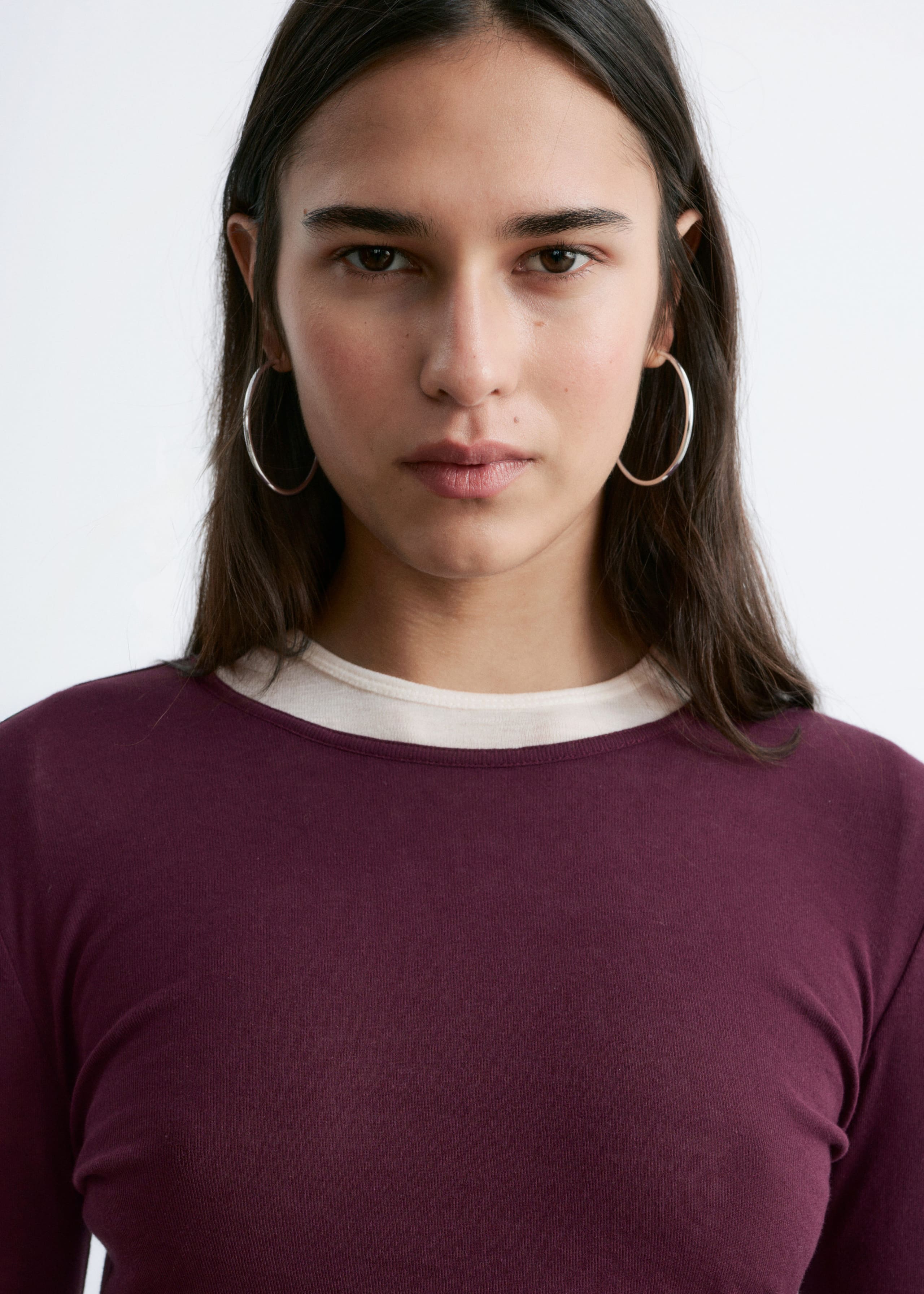 Image of Maglia in cotone a maniche lunghe