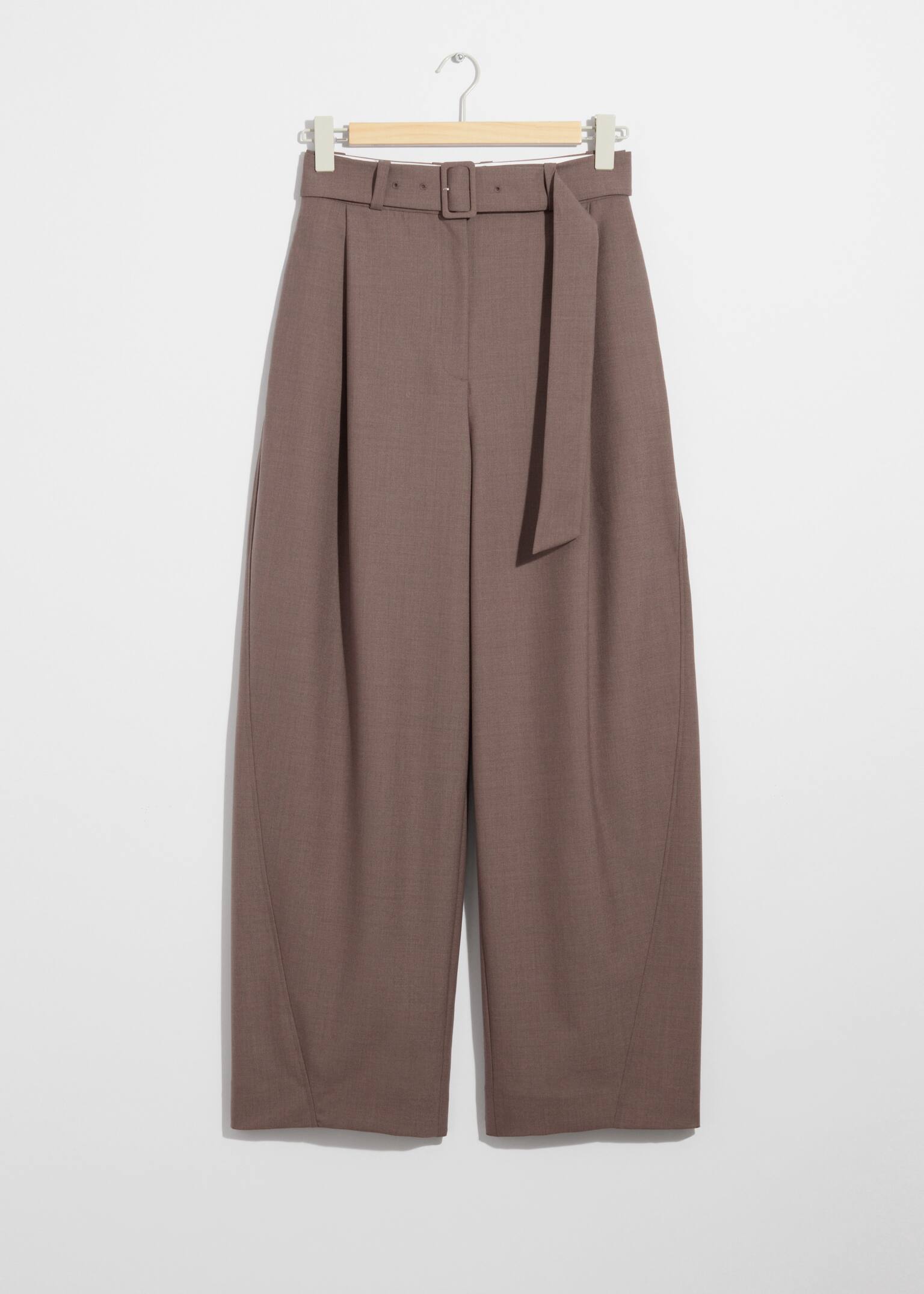 ג'ינסים בגזרה רחבה - חום/שחור - 1