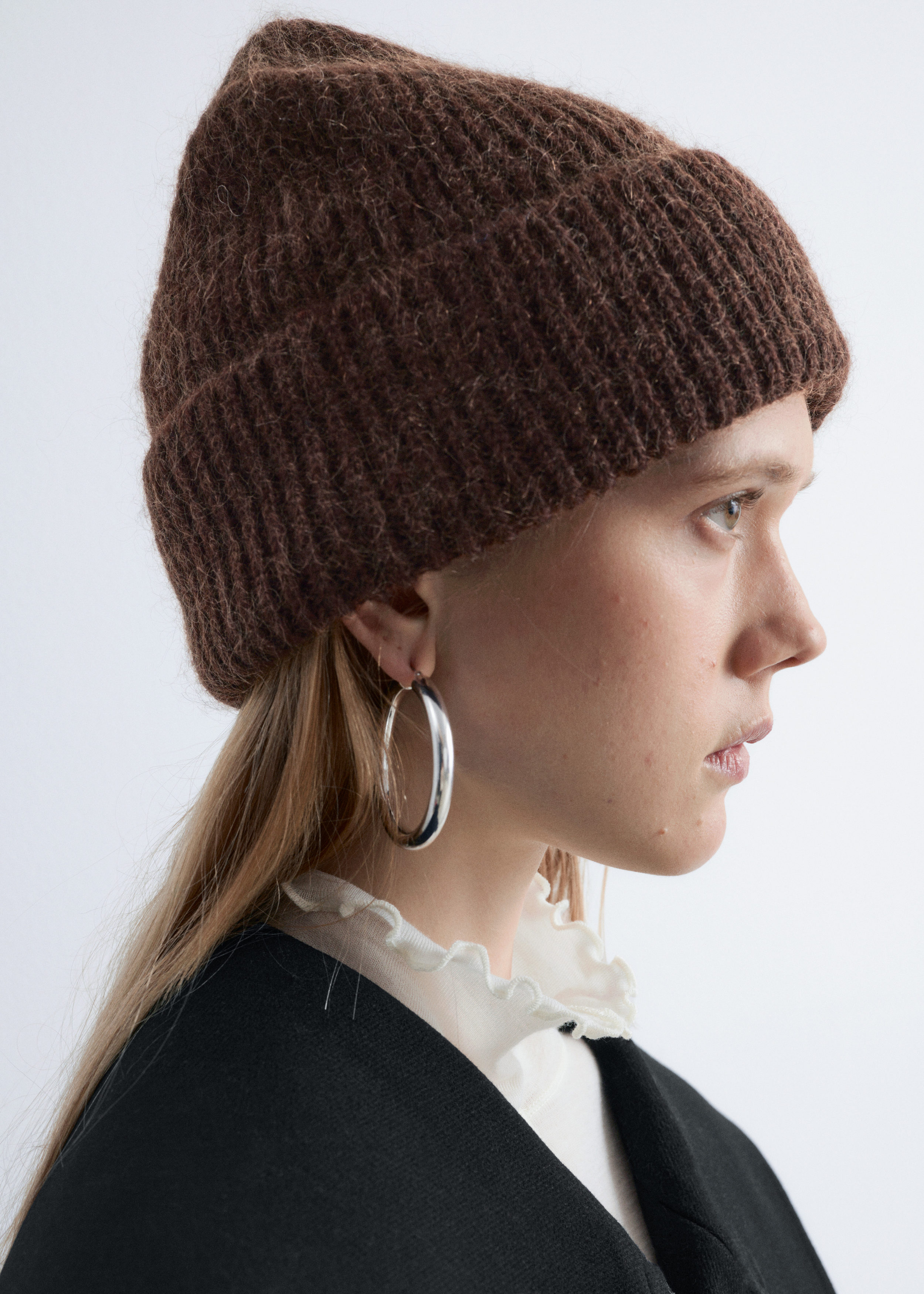 Wool Blend Beanie - Mahogany - Accessories - & Other Stories US