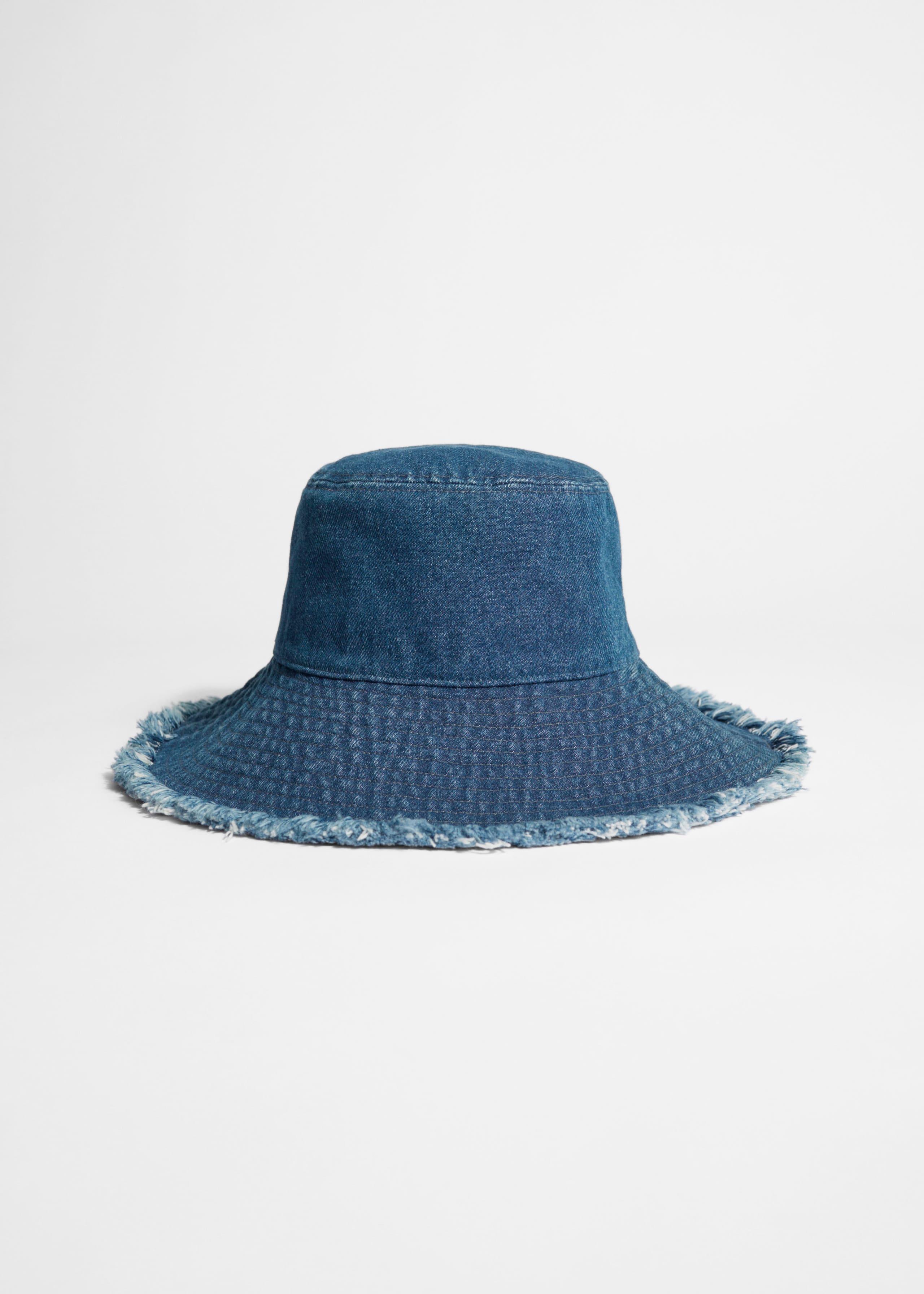 Fringed Bucket Hat - White - Still Life