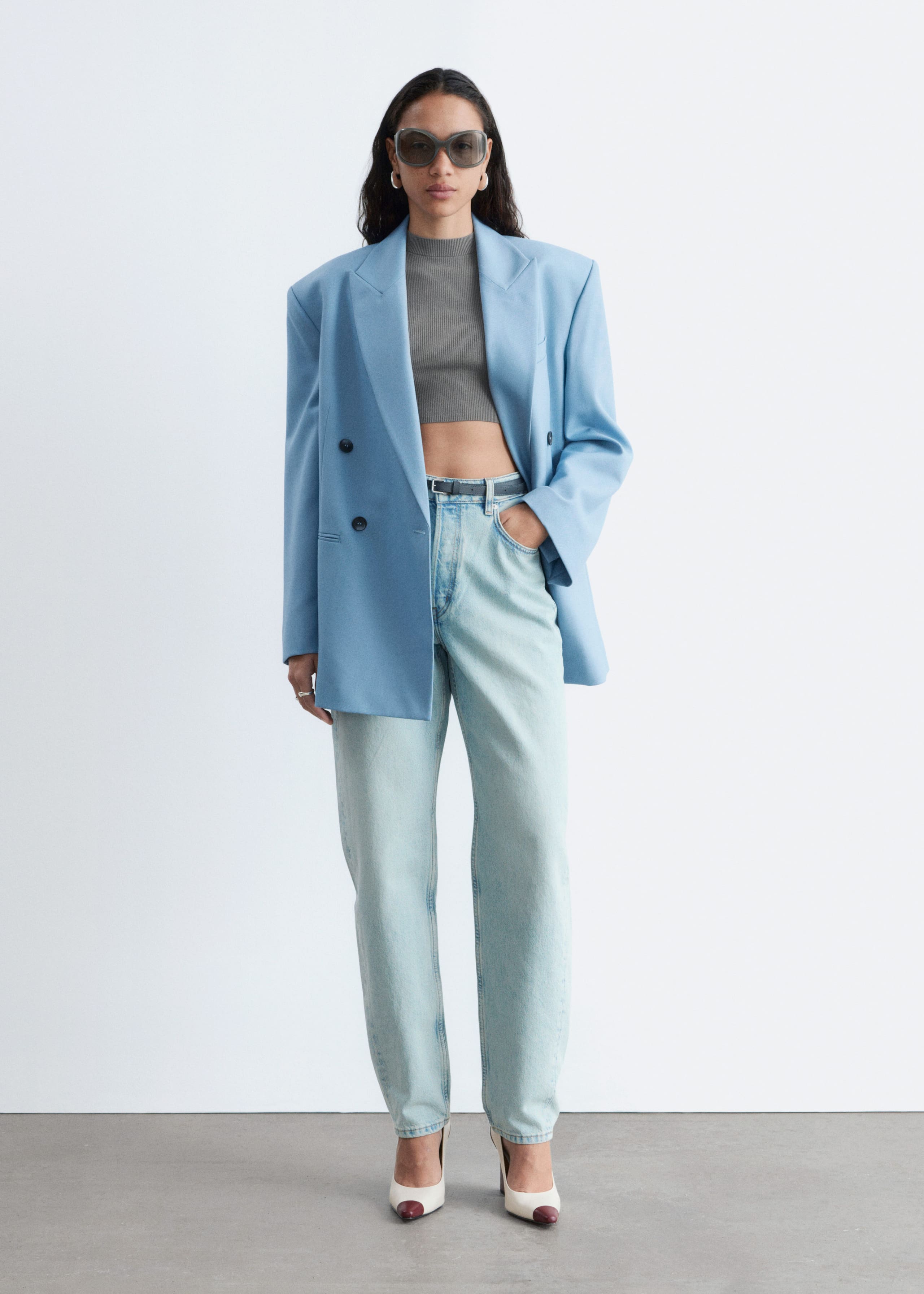 Image of Slim-Fit Cropped T-Shirt