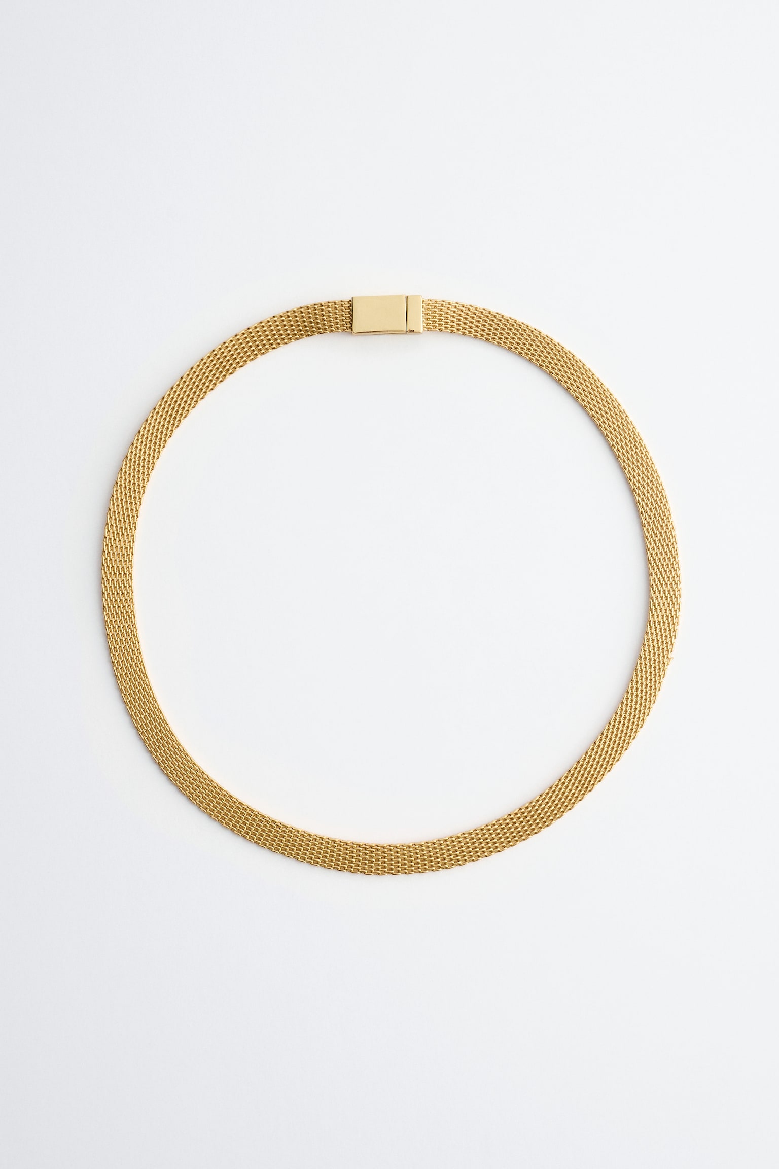 Collana a catena piatta - Oro/Argento