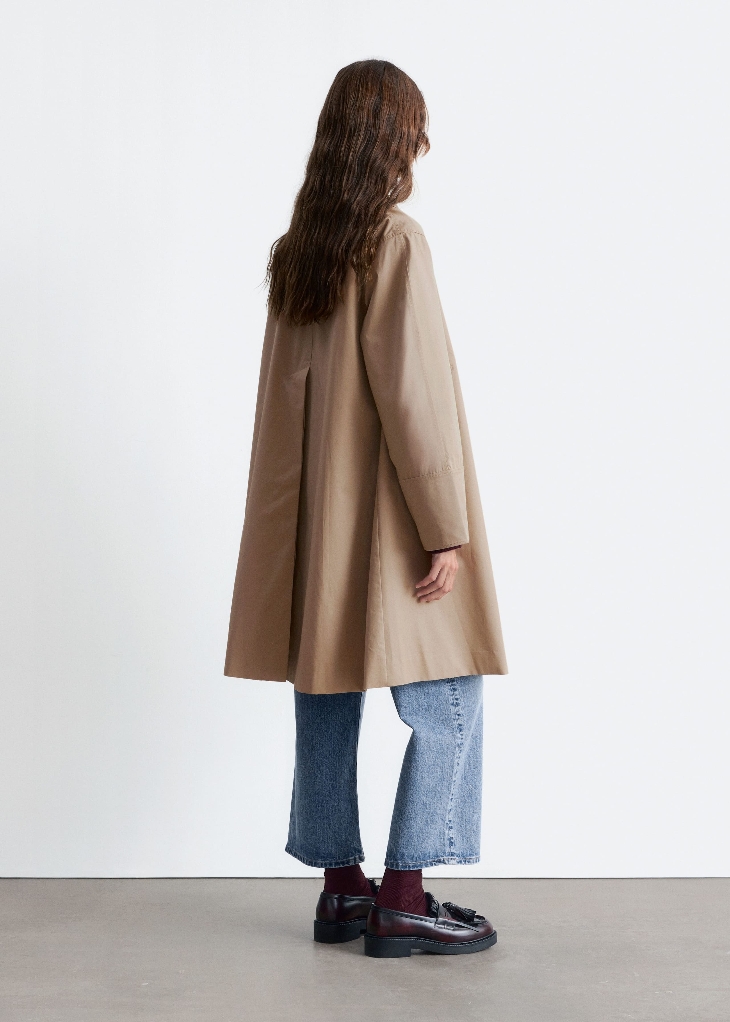Image of Collared Car Coat